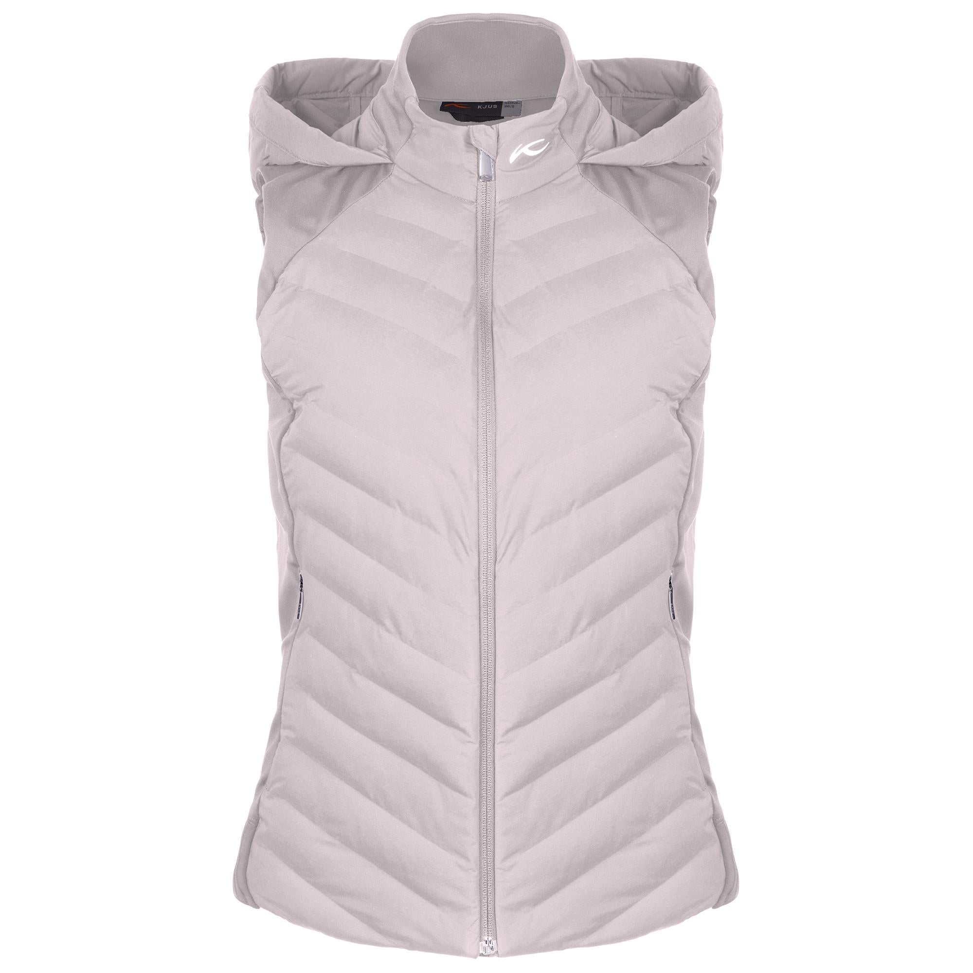 KJUS Sundance Padded Hooded Vest Oyster