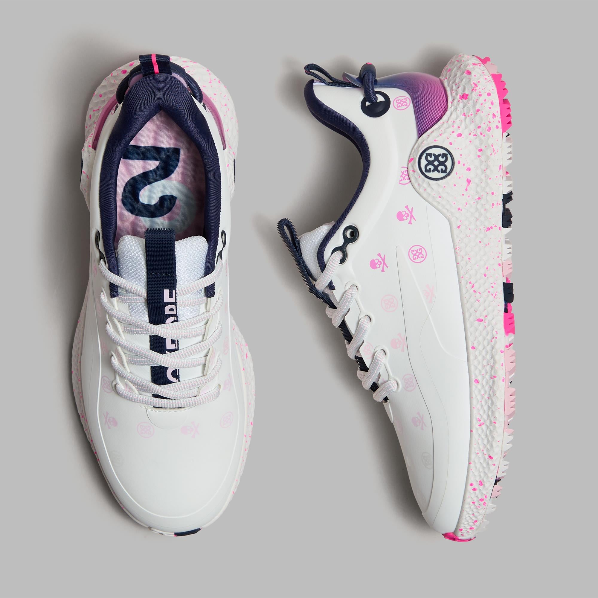 G/FORE MG4+ O2 Printed Gradient Skull & T's Ladies Golf Shoes Snow/Multi