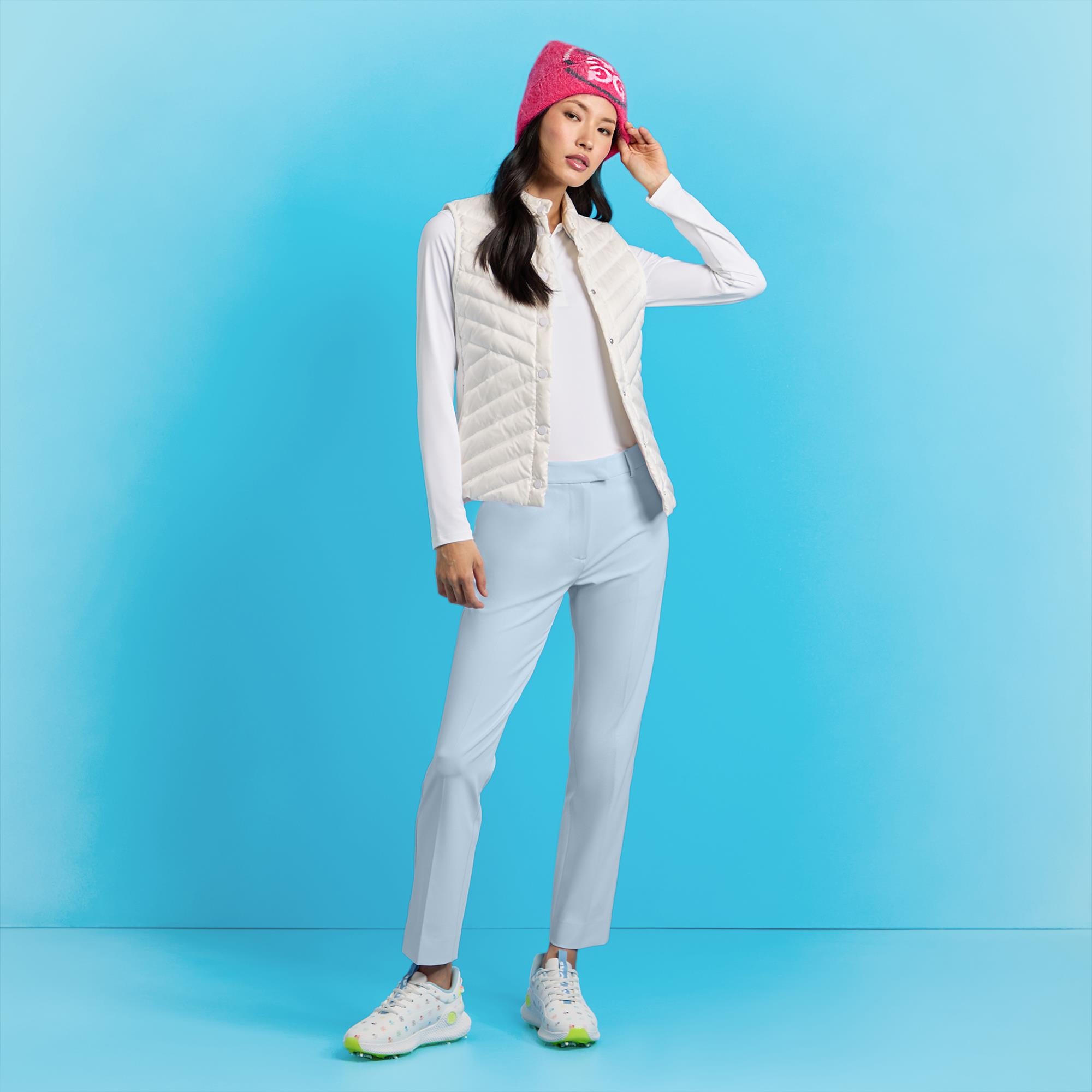 G/FORE Stretch Performance Twill Ladies Golf Trousers Pale Baja