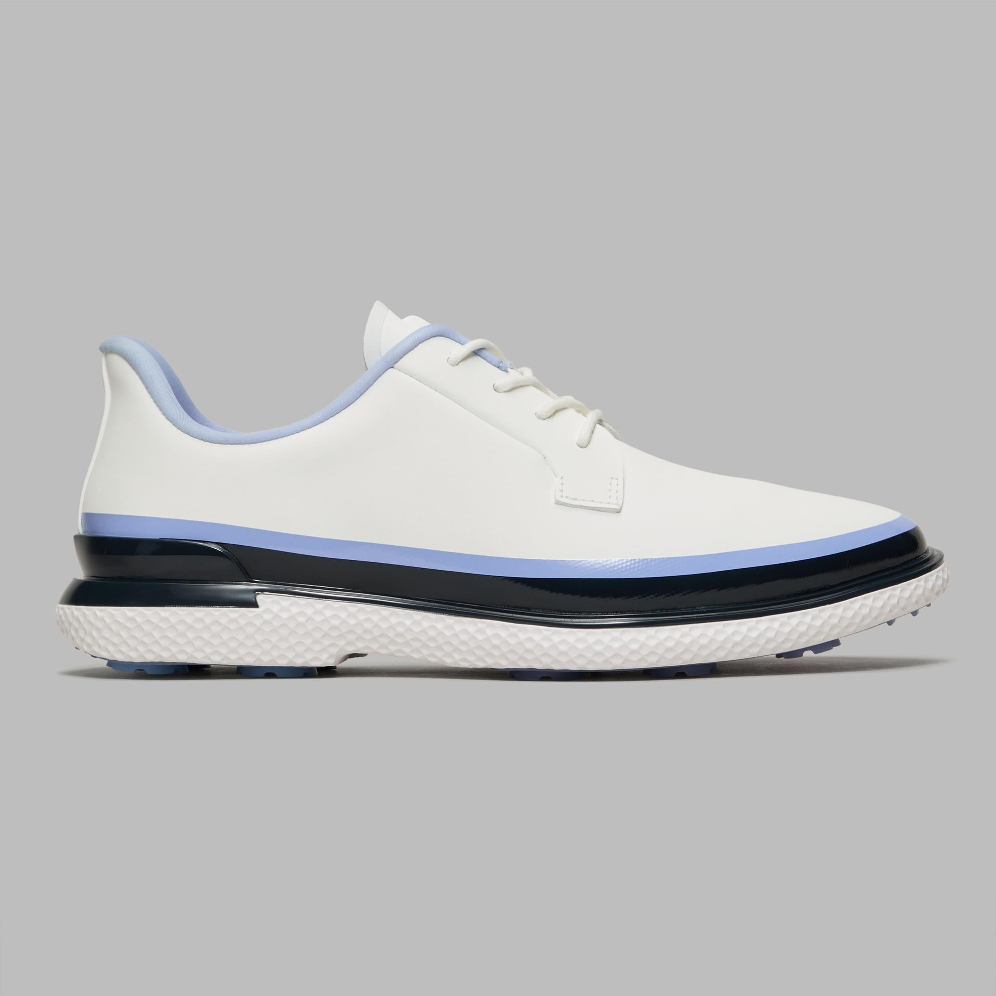 G/FORE Gallivan2r Kiltie Tuxedo Stripe Stipple Ladies Golf Shoes Snow/Twilight