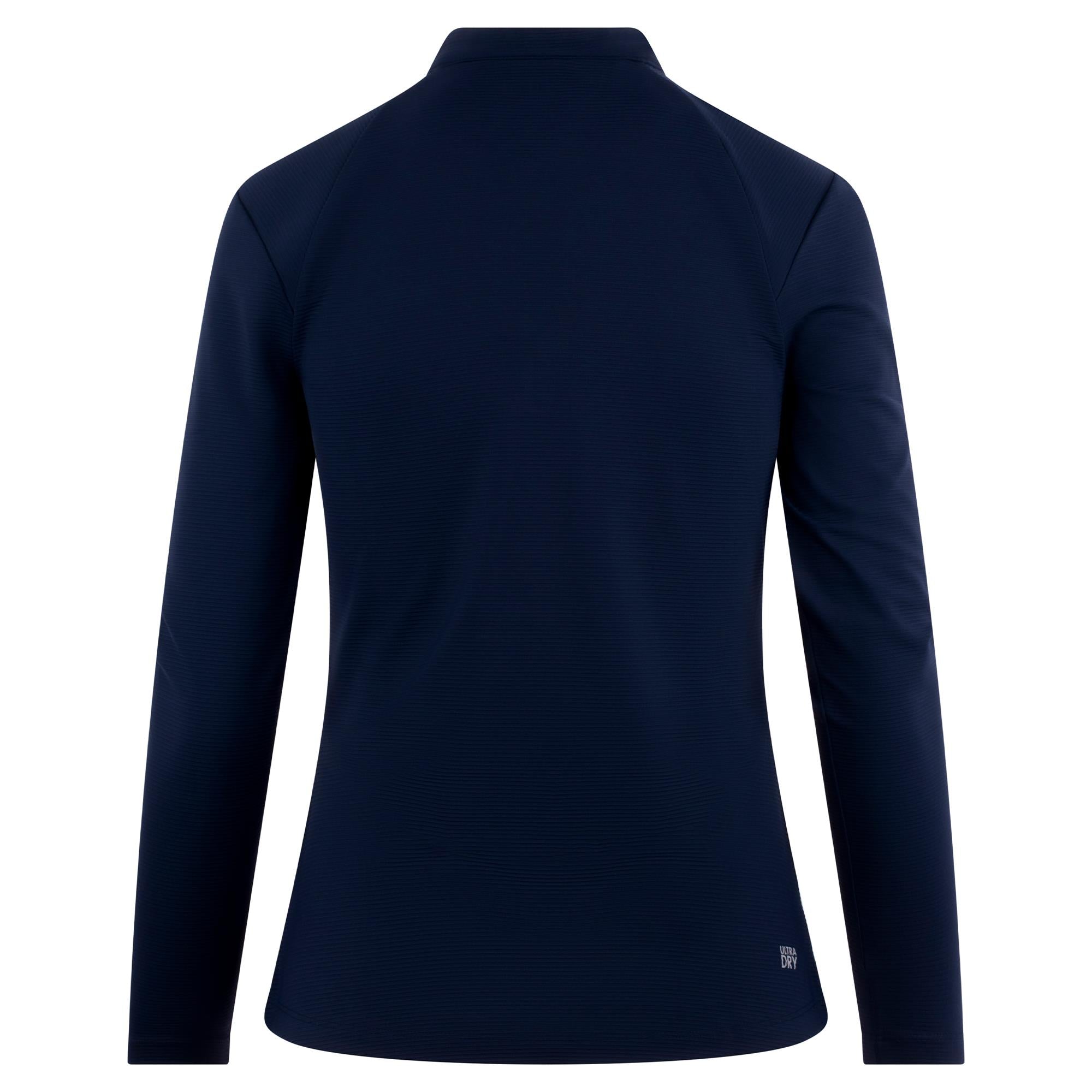 Ladies Lacoste Performance Golf Mid Layer Navy