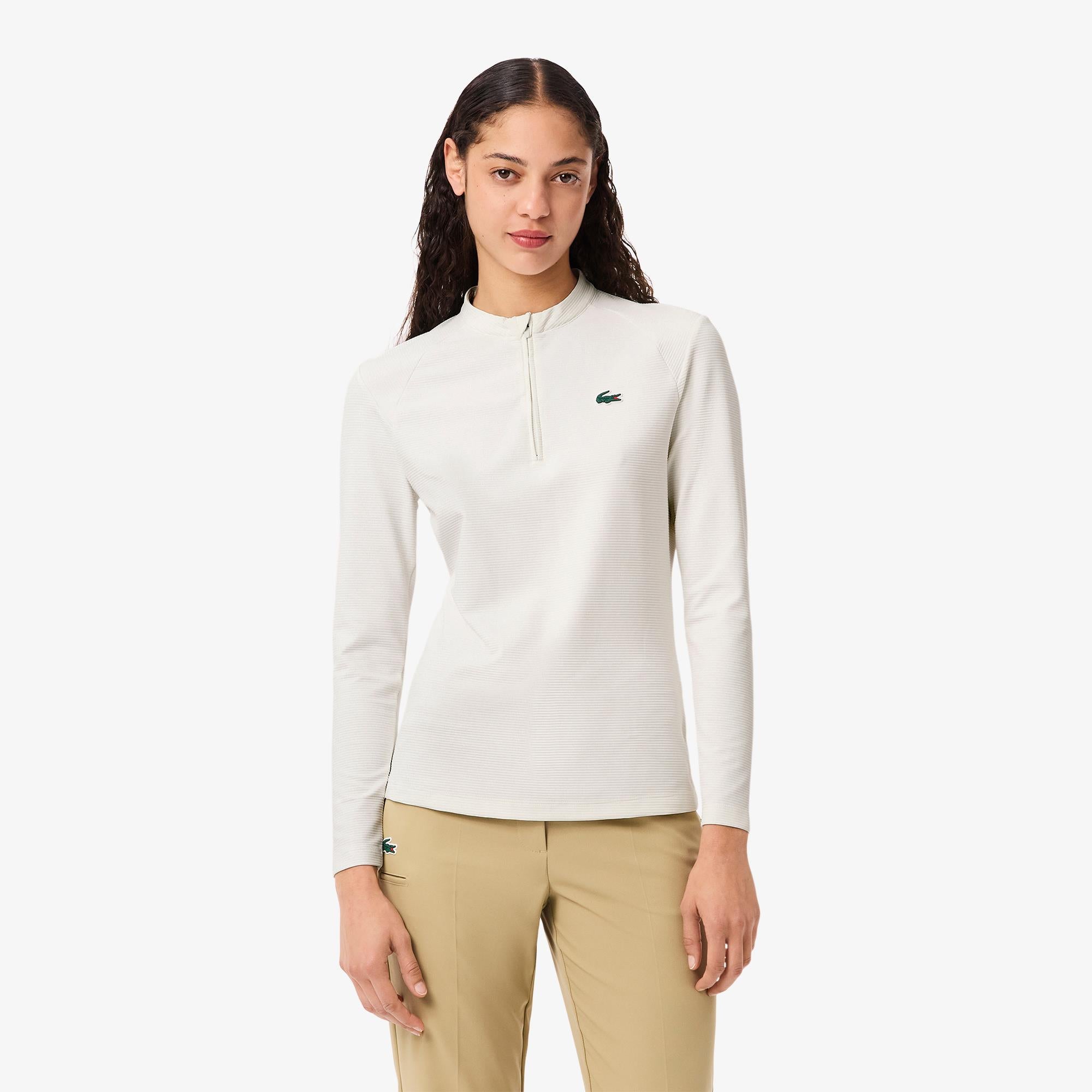 Ladies Lacoste Performance Golf Mid Layer Flour