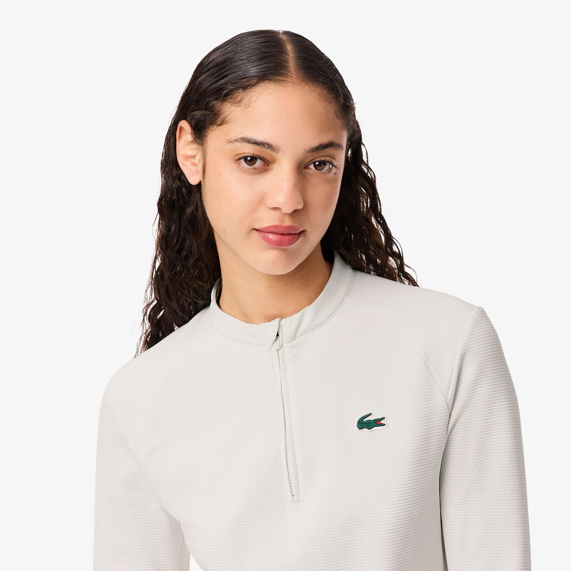 Ladies Lacoste Performance Golf Mid Layer Flour