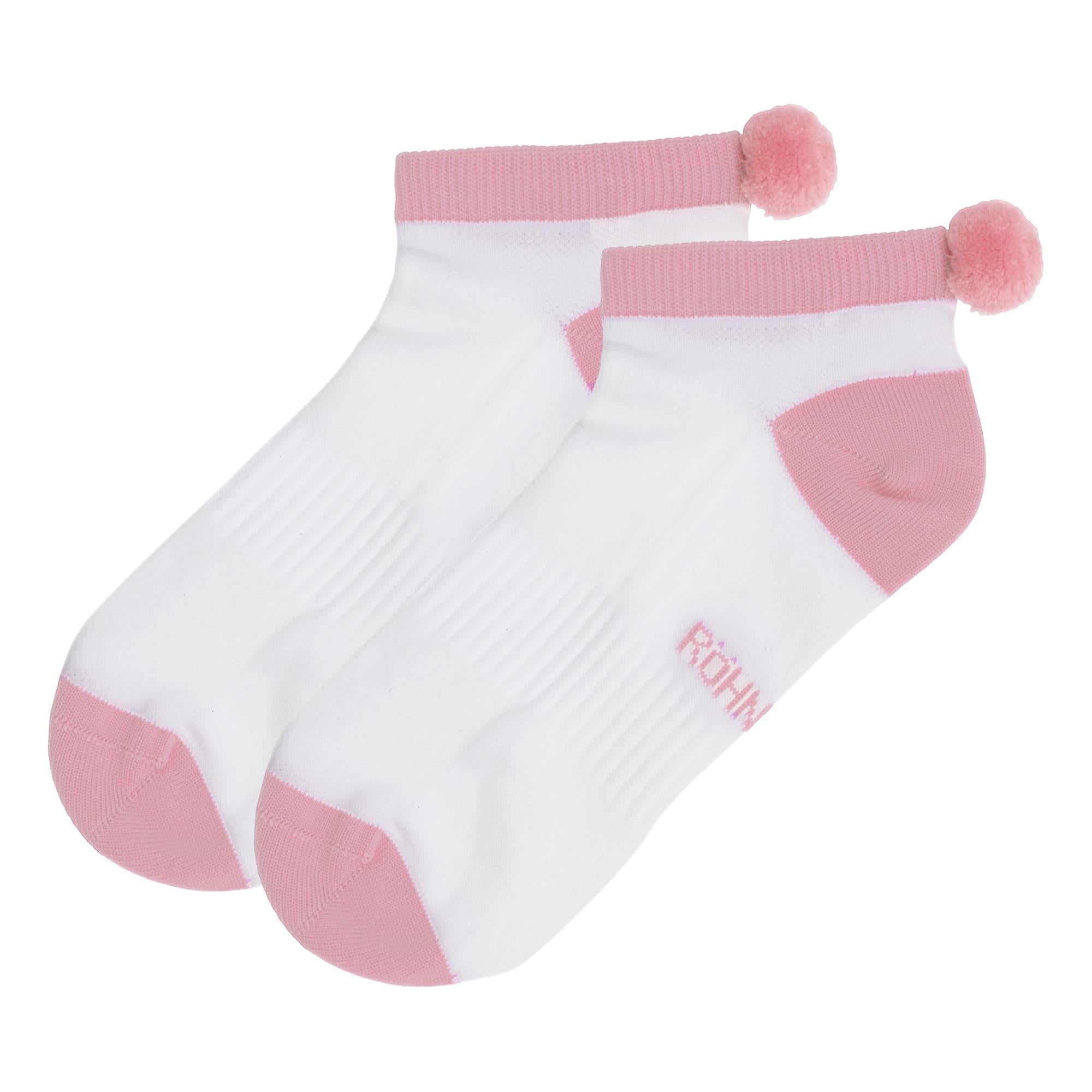 Rohnisch 2-Pack Functional Pompom Socks Cradle Pink