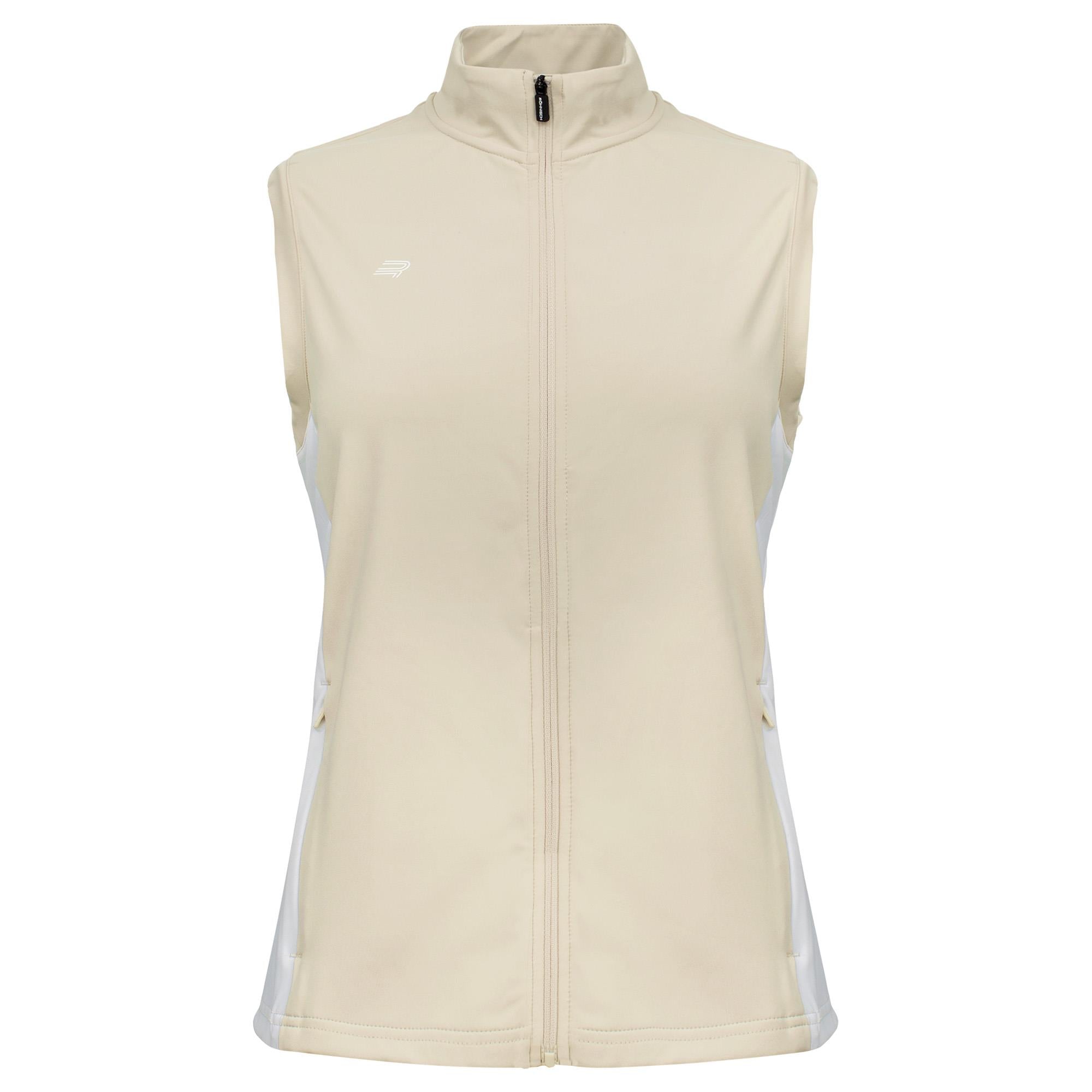 Rohnisch Blake Thermal Ladies Golf Mid Layer Vest Oatmeal