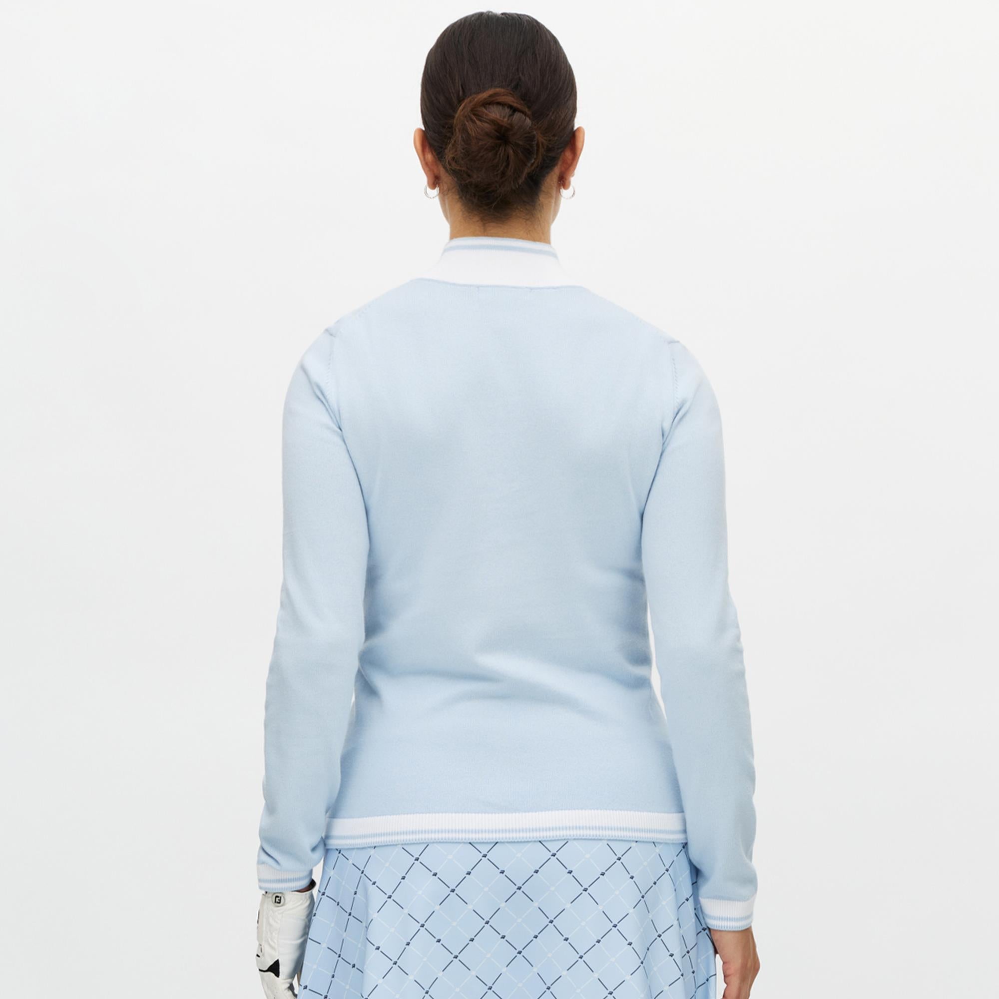 Rohnisch Kora Knitted Ladies Golf Jumper Skyway