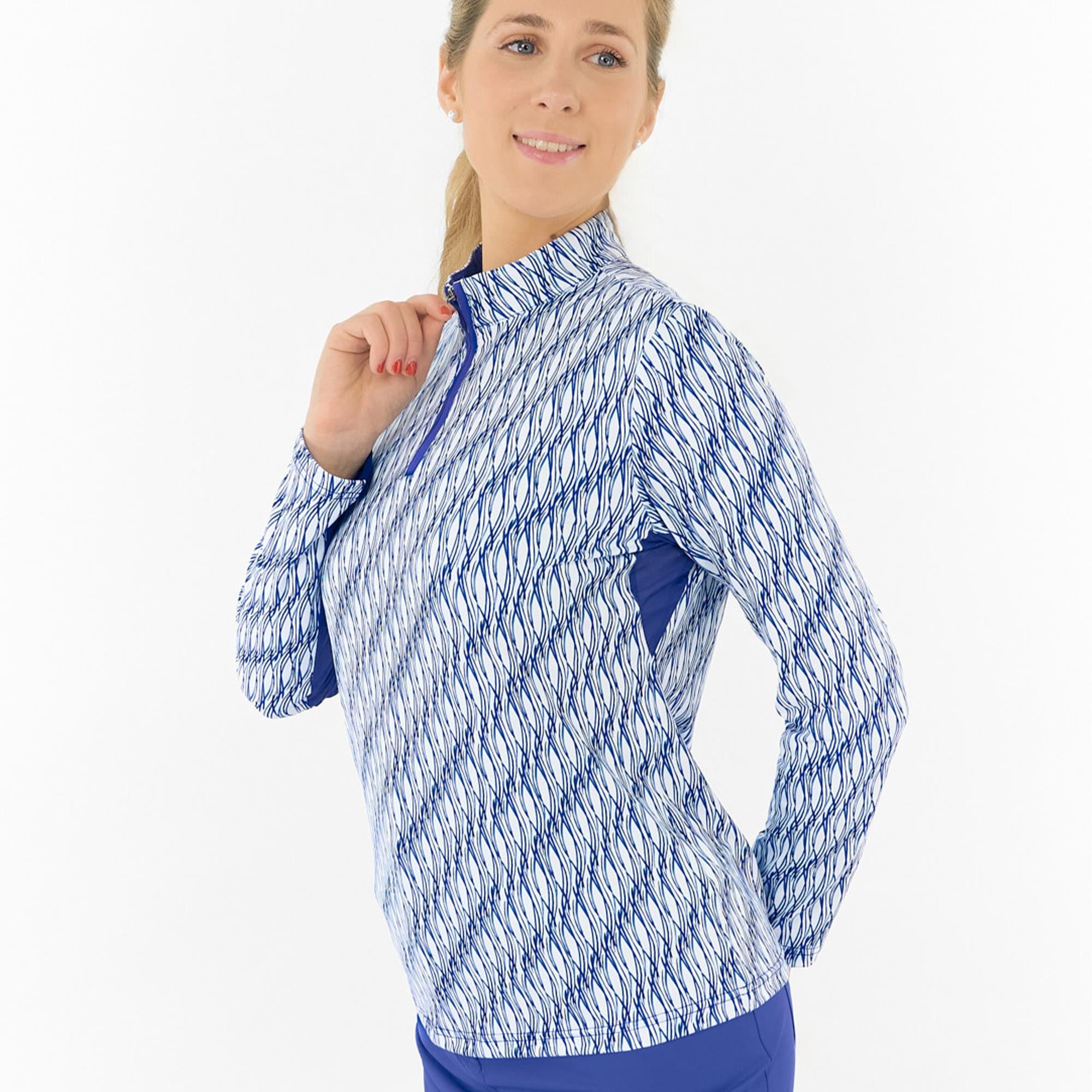 Pure Golf Balance Ladies Golf Mid Layer Tidal Wash