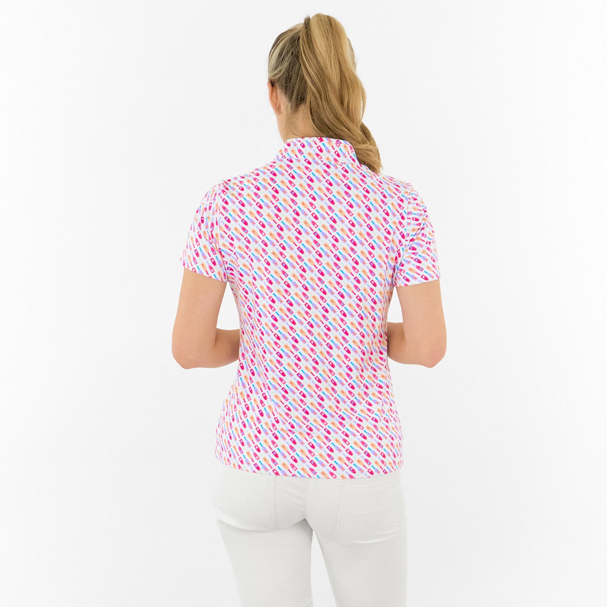 Pure Golf Ellen Short Sleeve Ladies Golf Polo Shirt Fairway Fizz