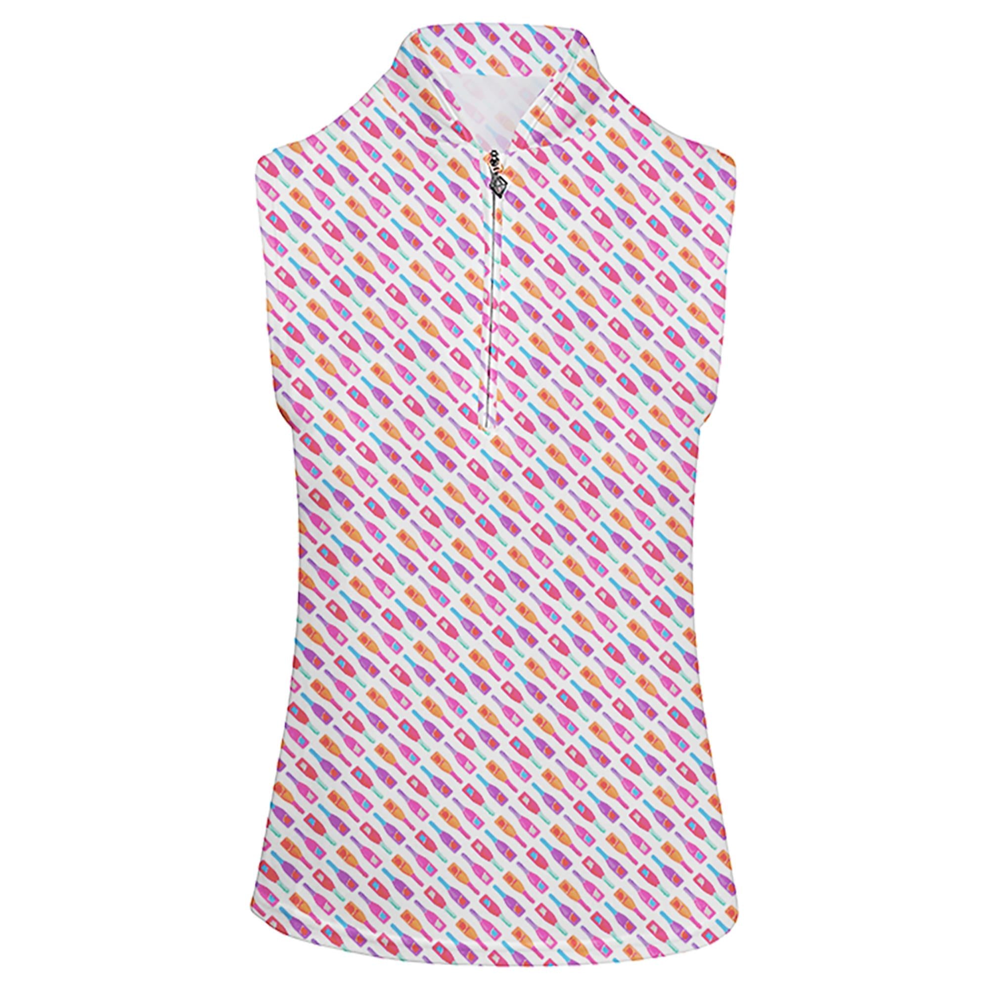 Pure Golf Ellen Sleeveless Ladies Golf Polo Shirt Fairway Fizz
