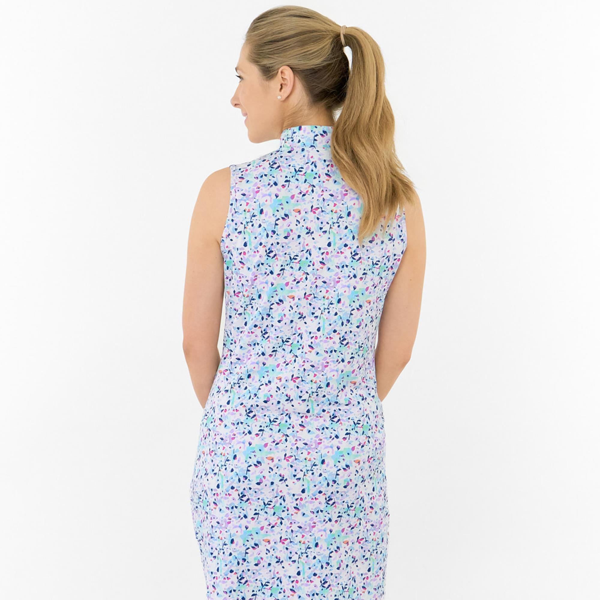 Pure Golf Miley Ladies Sleeveless Golf Dress Mirrored Moonstone