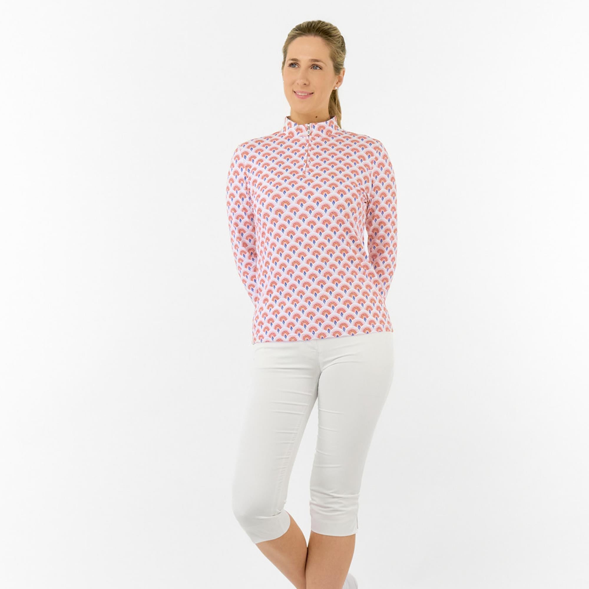 Pure Golf Serenity Ladies Golf Mid Layer Mediterranean Sunset