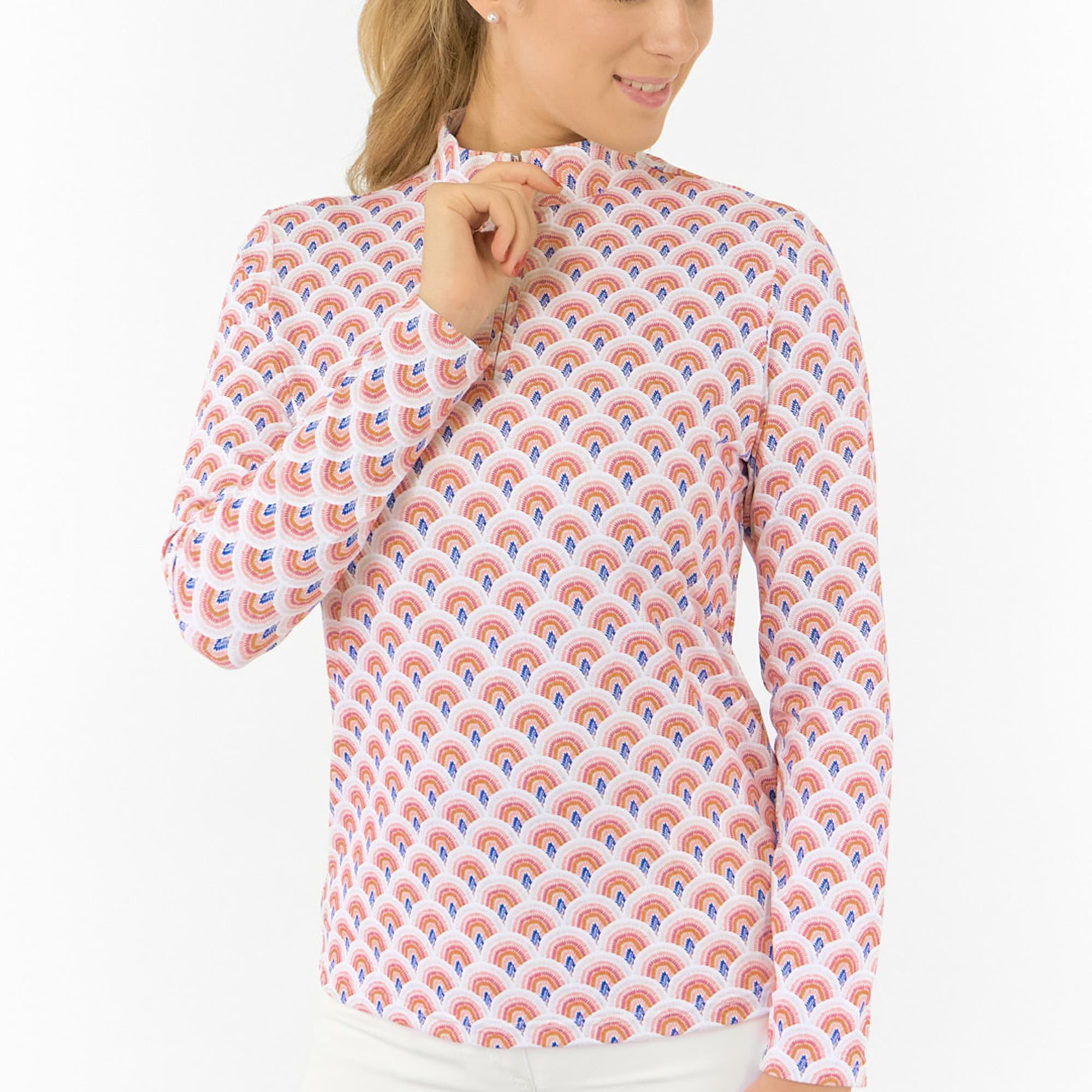 Pure Golf Serenity Ladies Golf Mid Layer Mediterranean Sunset