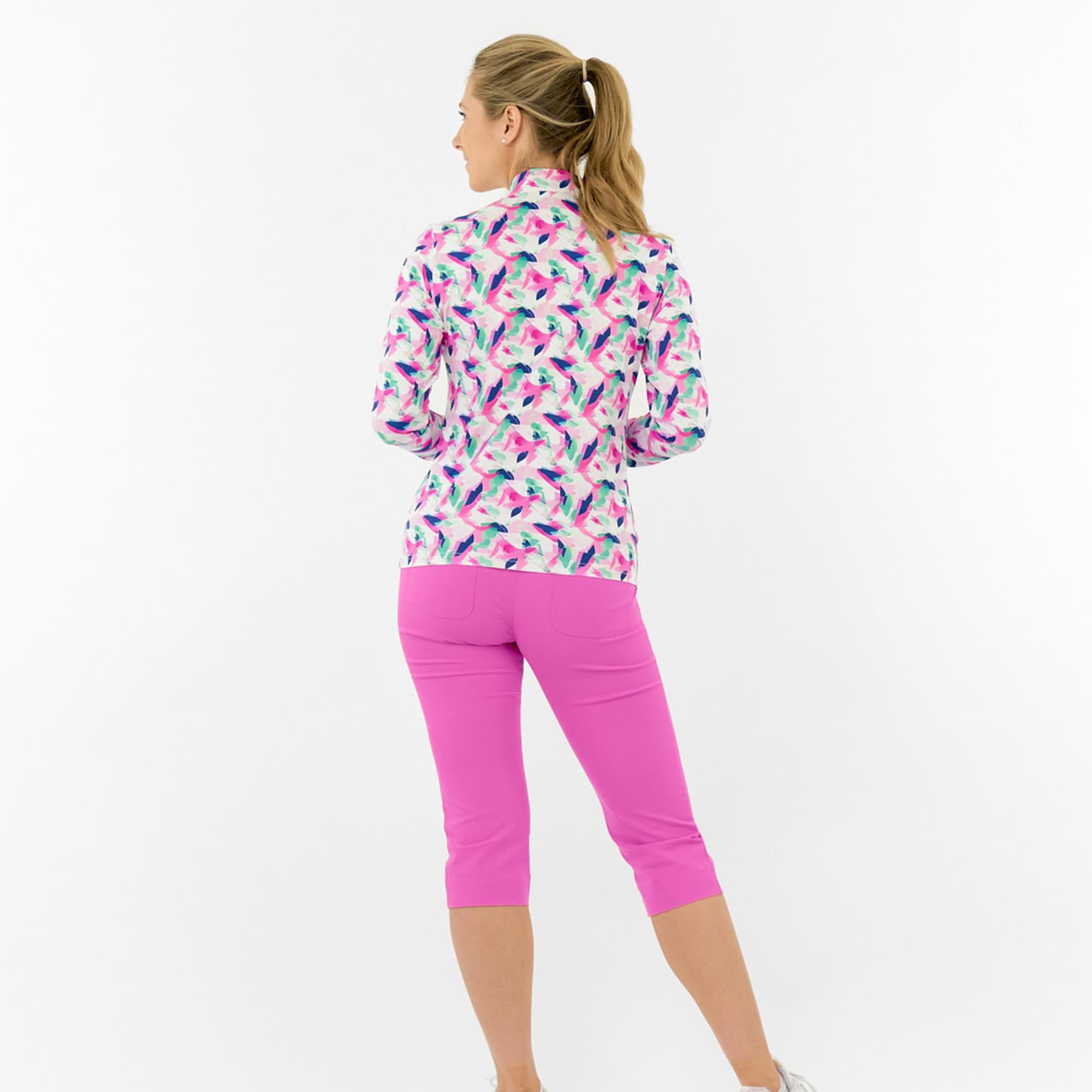Pure Golf Serenity Ladies Golf Mid Layer Portrait Of Paradise