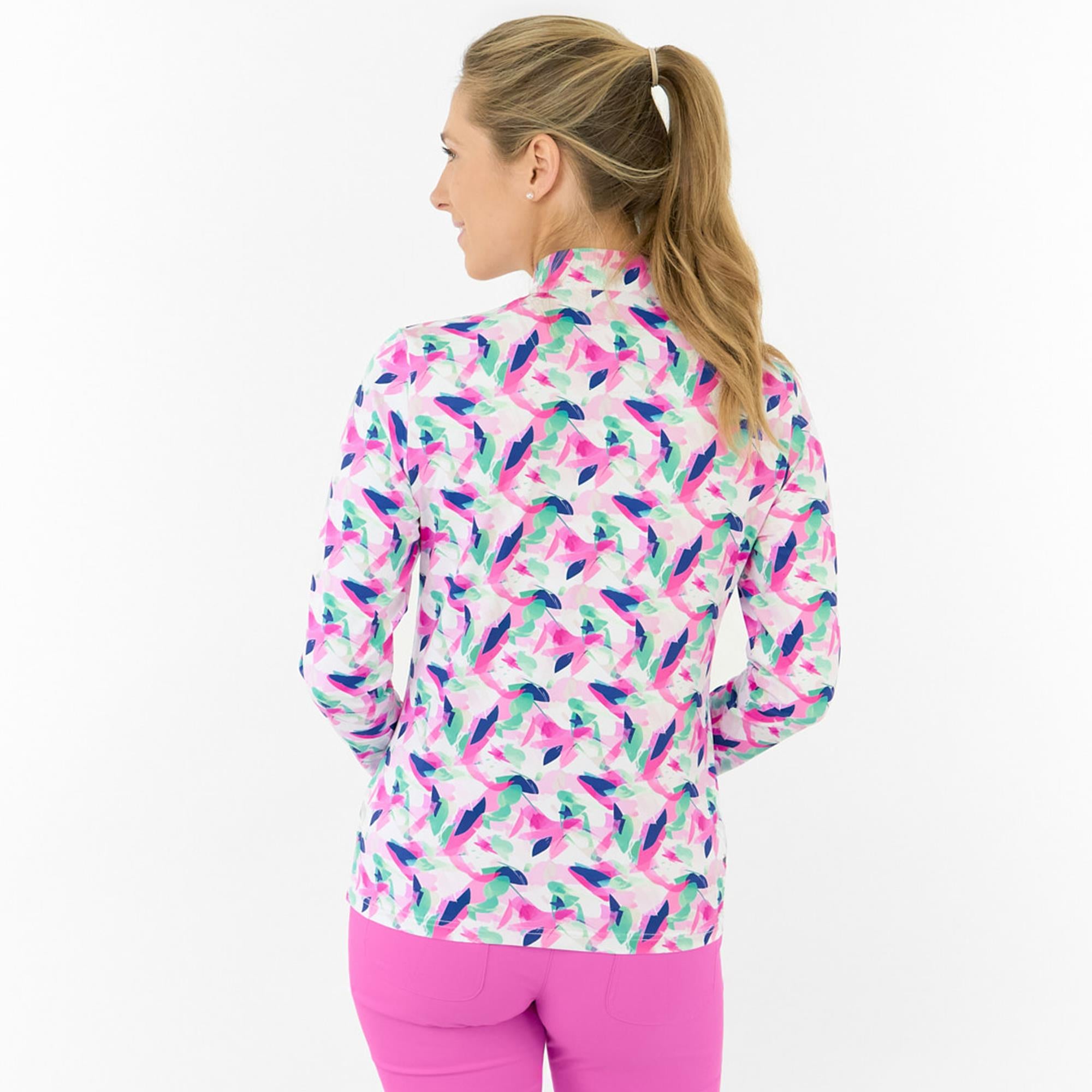 Pure Golf Serenity Ladies Golf Mid Layer Portrait Of Paradise