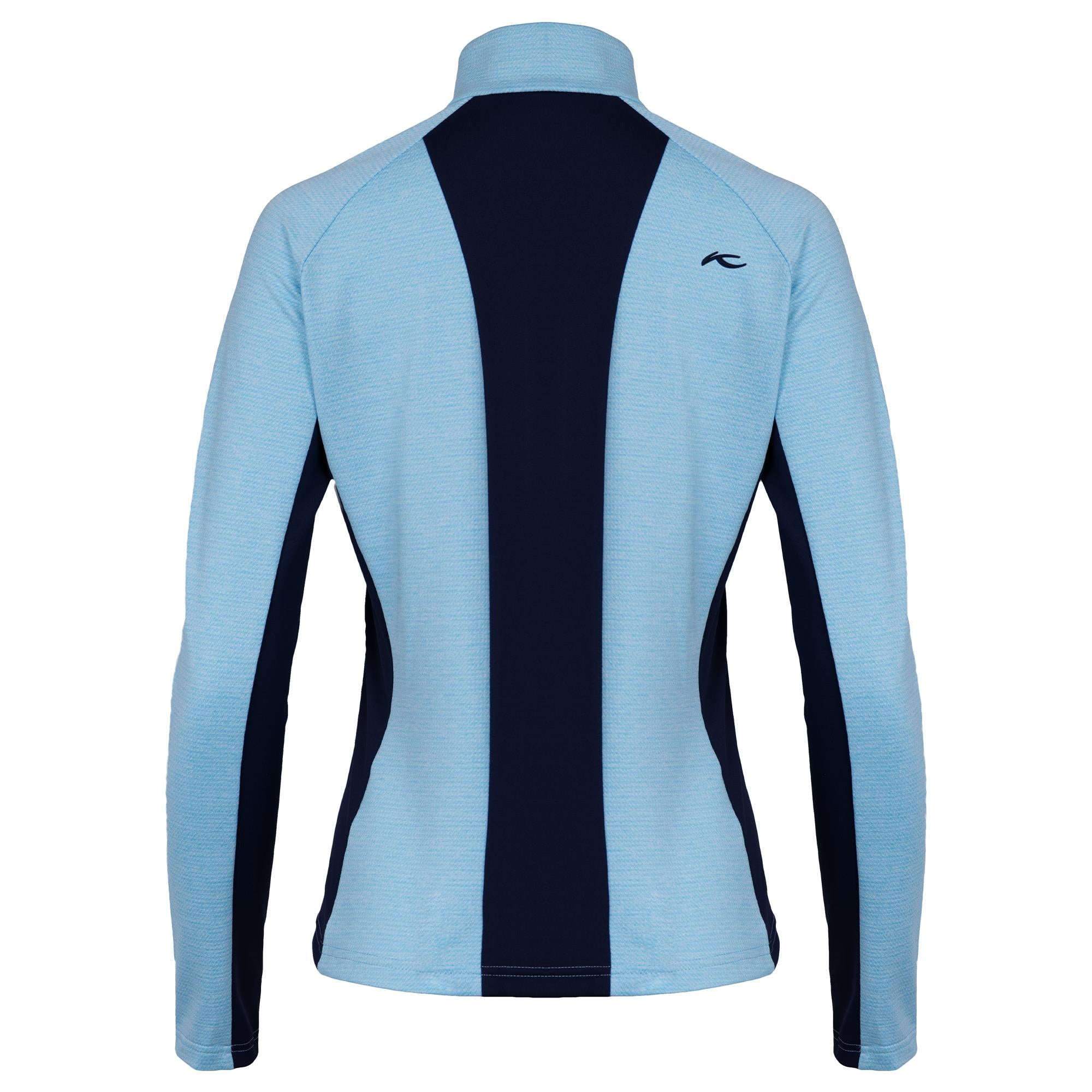 KJUS Emelia Ladies Golf Mid Layer Poolside/Atlanta Blue