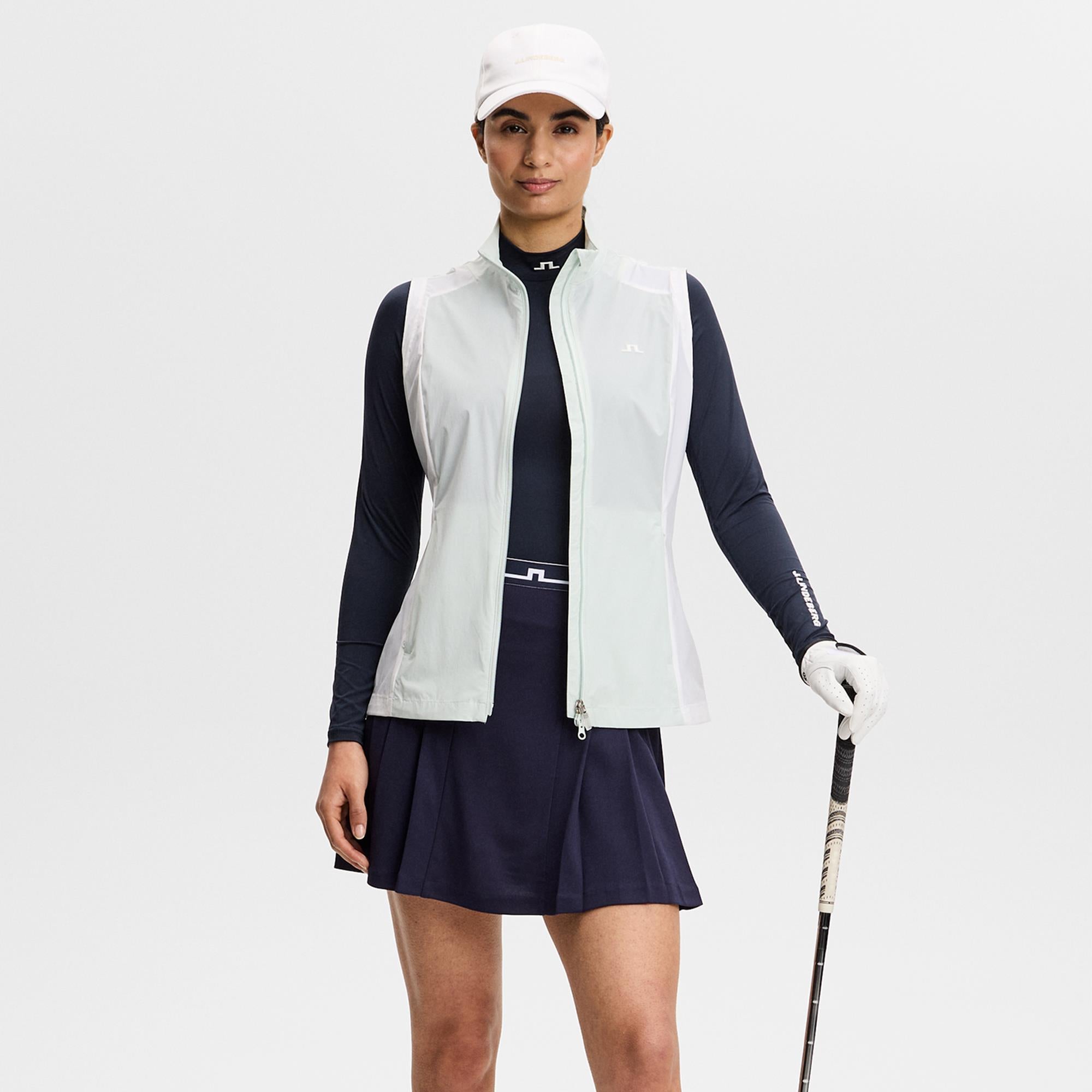J Lindeberg Harlow Ladies Golf Skirt Navy