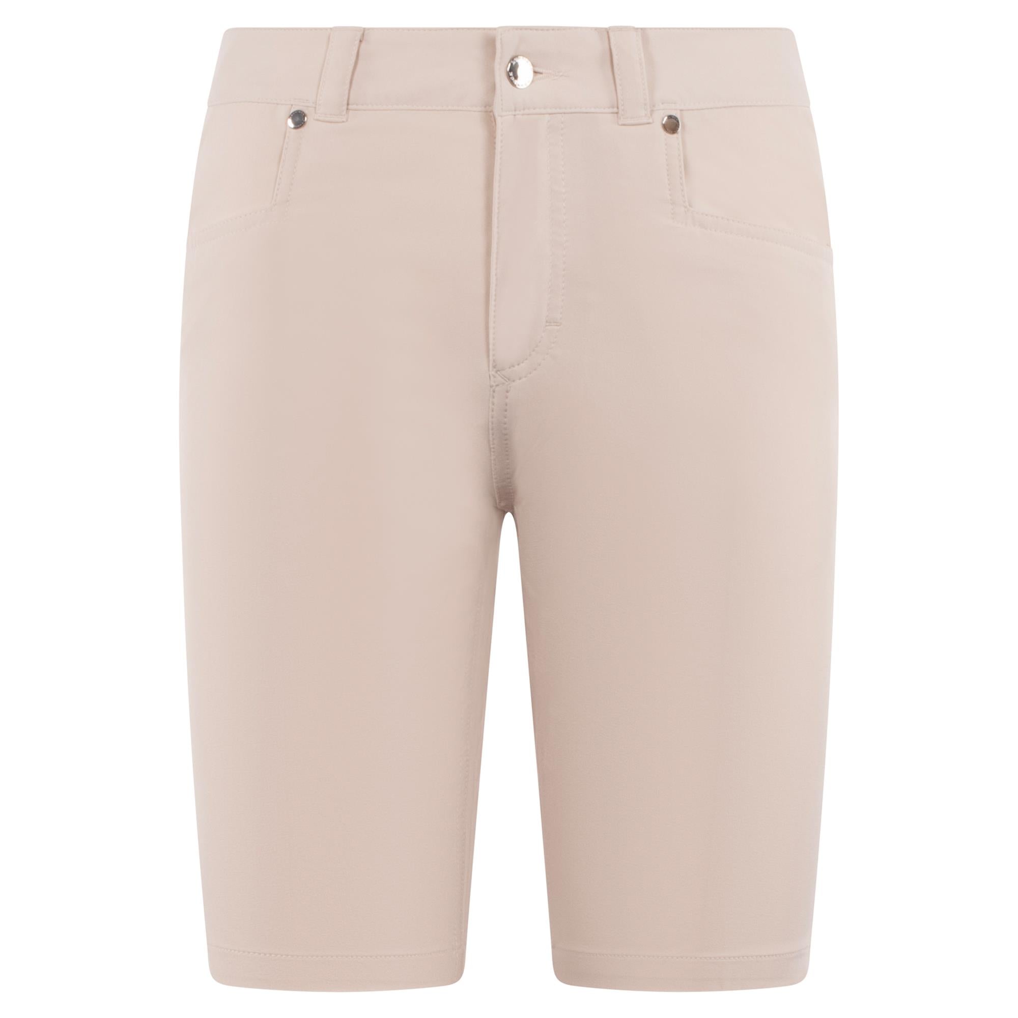 Rohnisch Chie Comfort Stretch Ladies Golf Bermuda Shorts Oatmeal