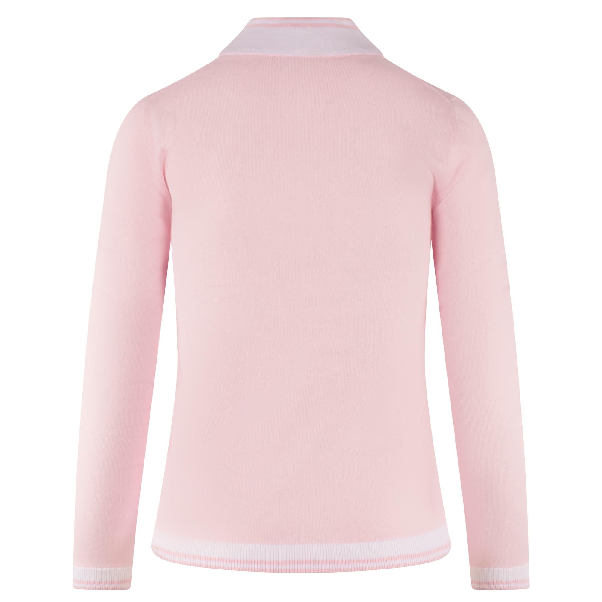 Rohnisch Kora Knitted Ladies Golf Jumper Cradle Pink