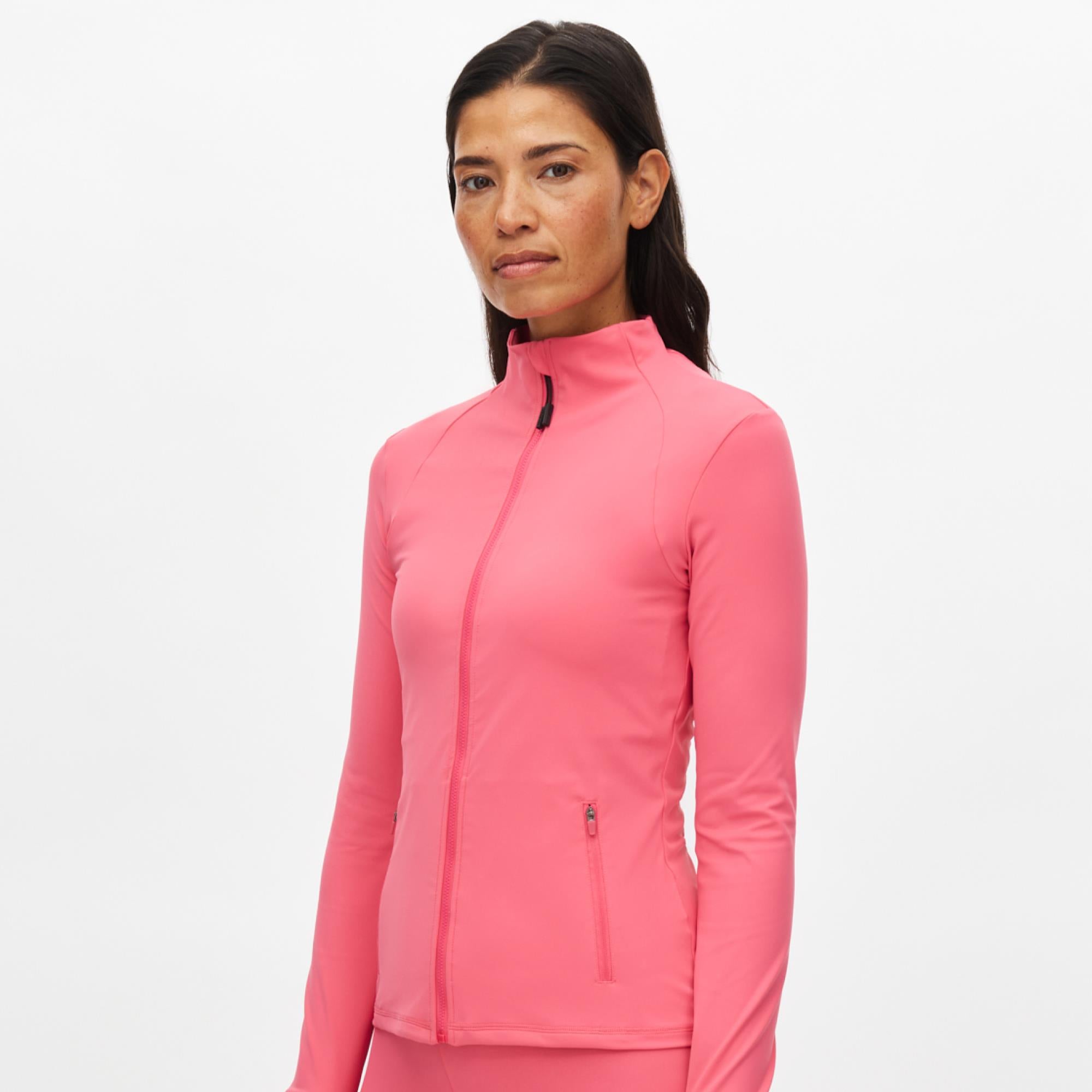 Rohnisch Legacy Full Zip Ladies Golf Mid Layer Fruit Dove