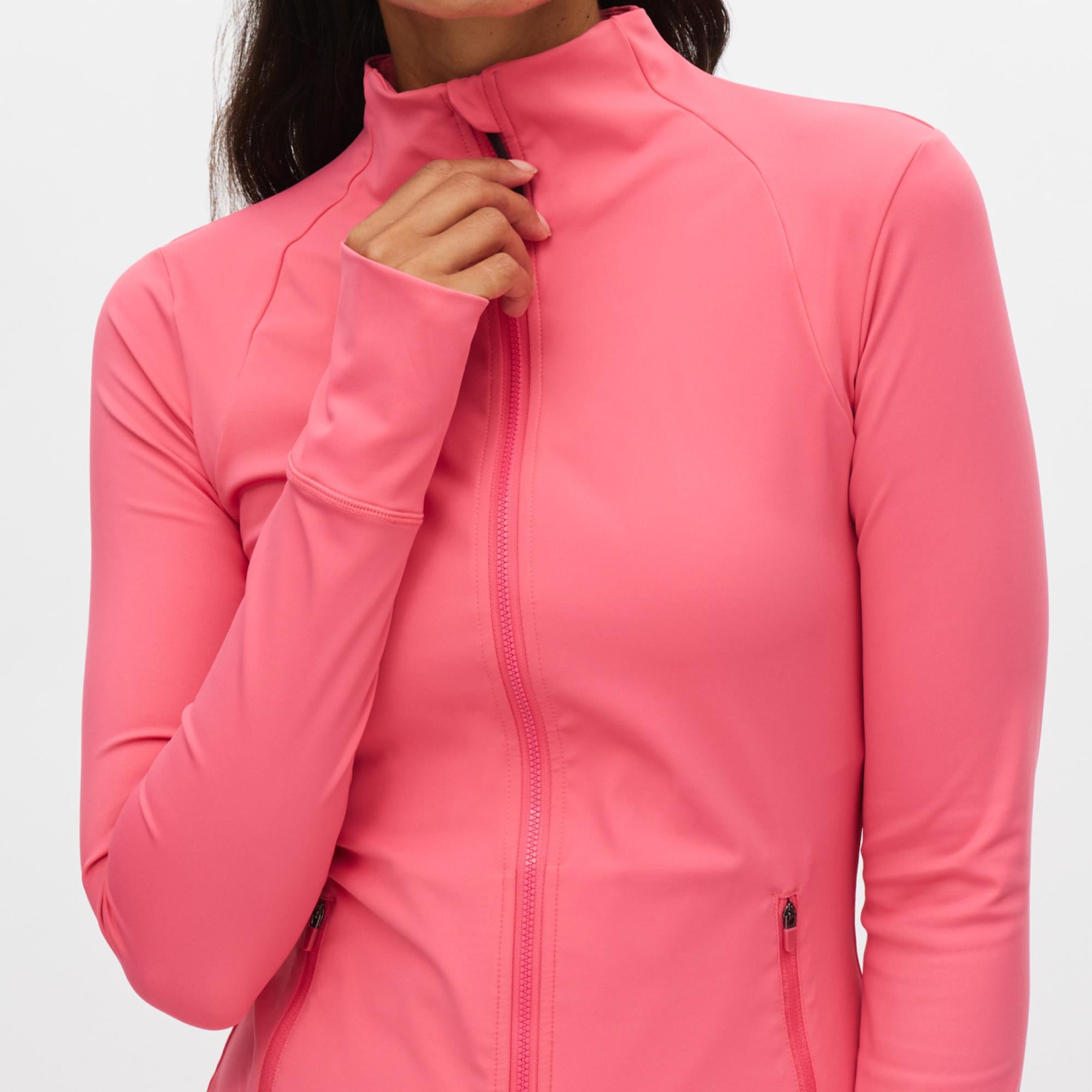 Rohnisch Legacy Full Zip Ladies Golf Mid Layer Fruit Dove