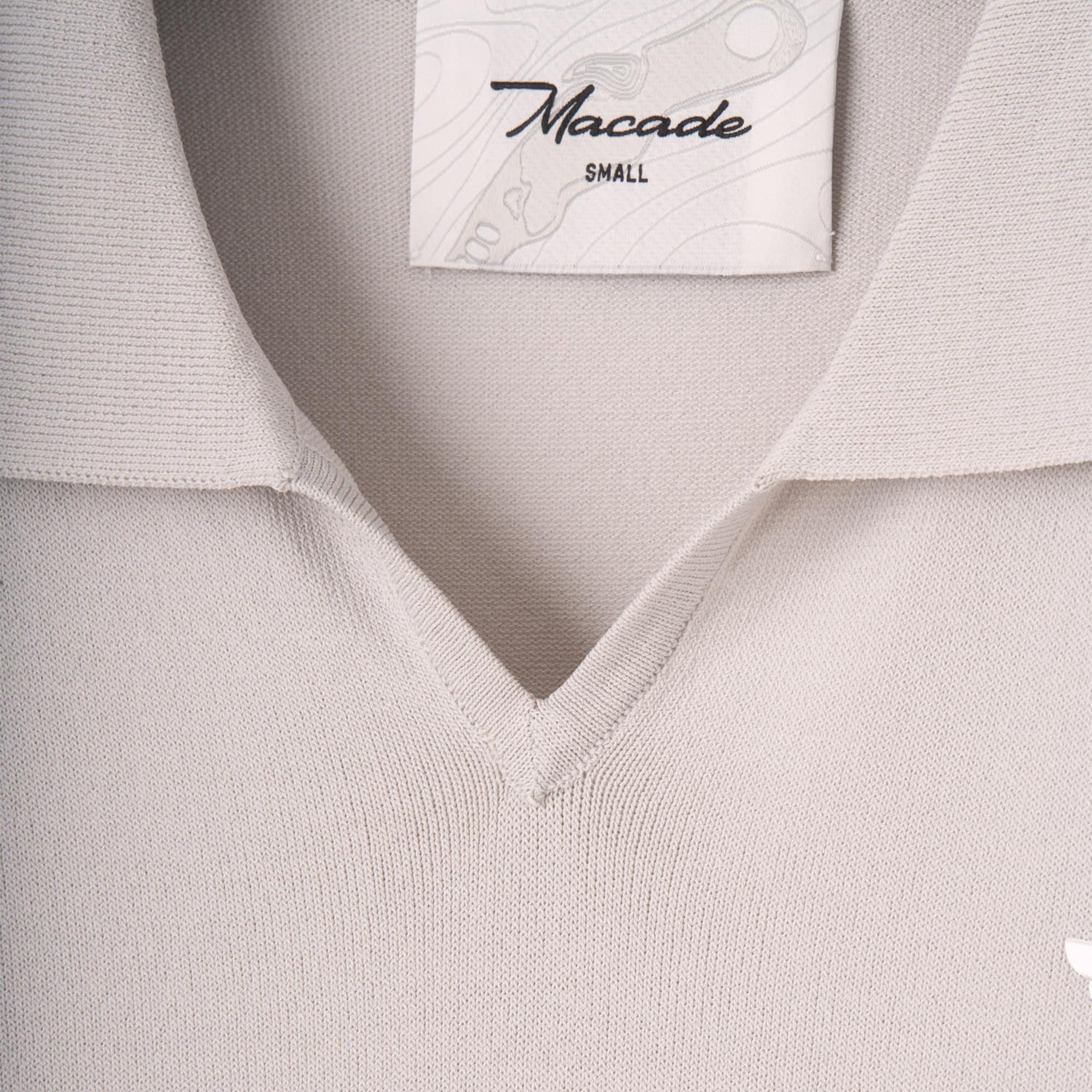 Macade Golf  Vera Cropped Ladies Golf Polo Shirt Very Grey