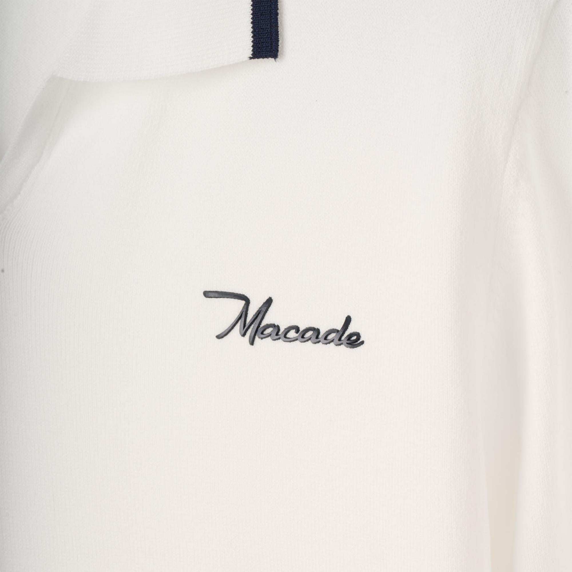 Macade Golf Ella Knit Ladies Golf Top White