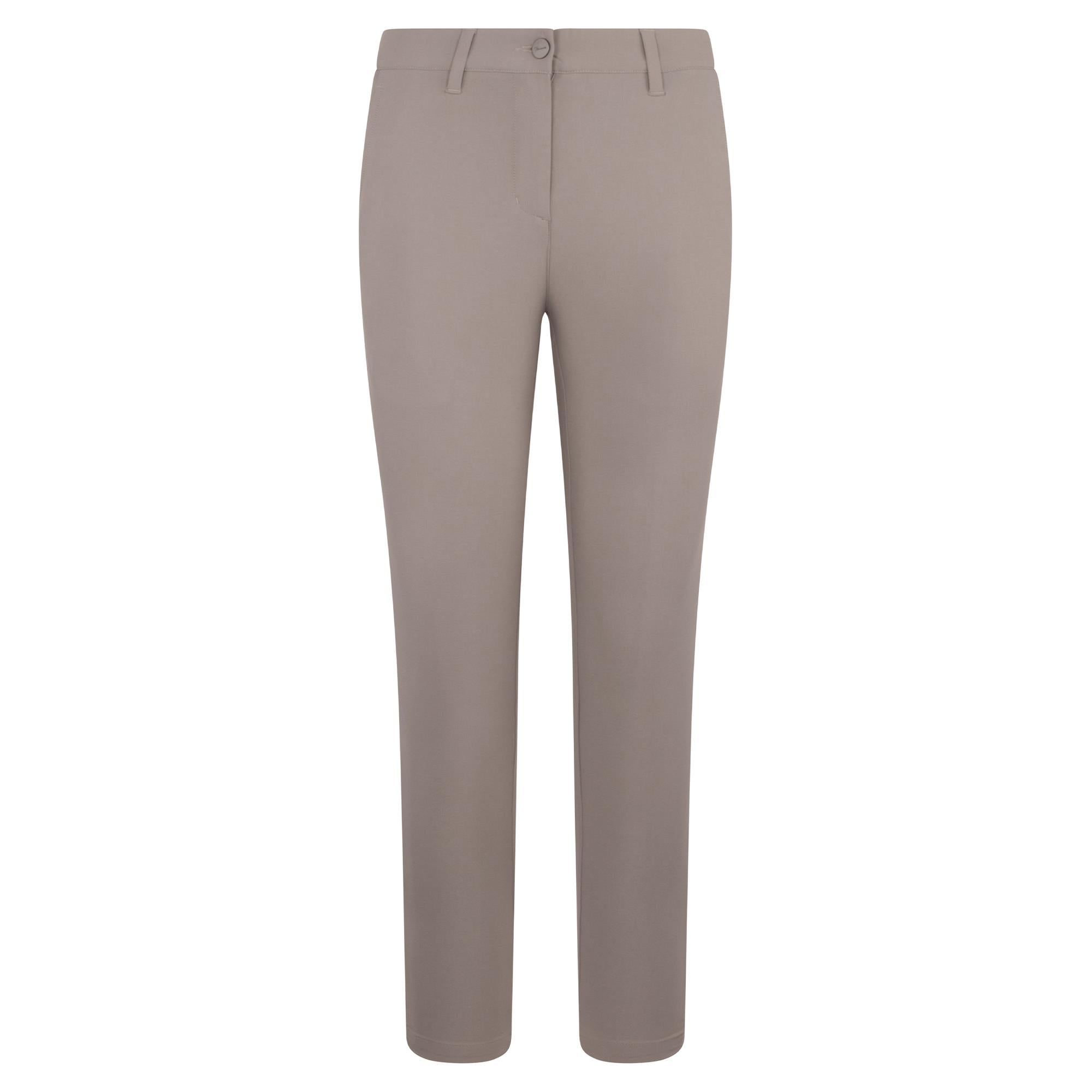 Macade Golf Four-Way Stretch Ladies Golf Jogger Ash Brown 27 Inch Leg
