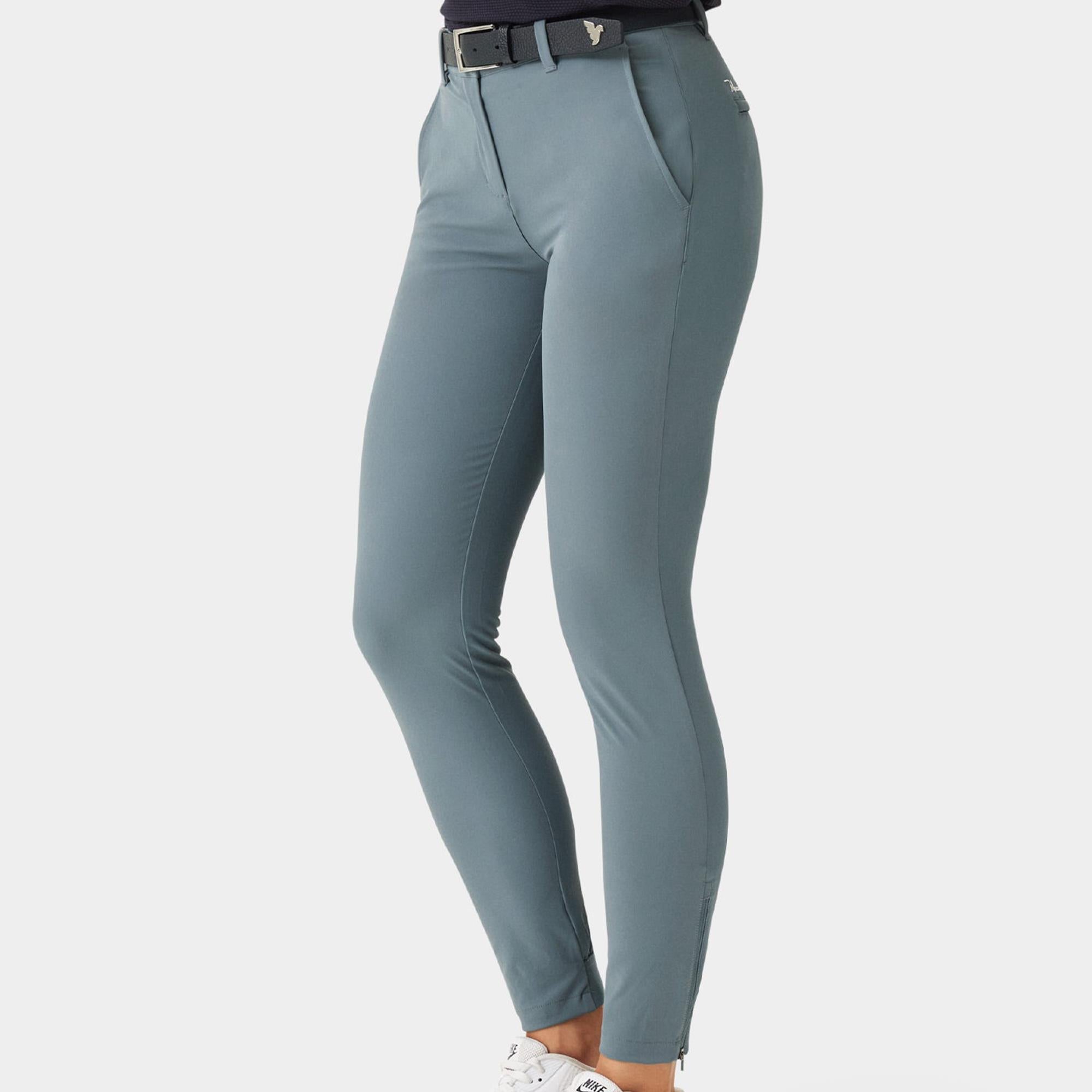 Macade Golf Four-Way Stretch Ladies Golf Jogger Stone Blue 29 Inch Leg