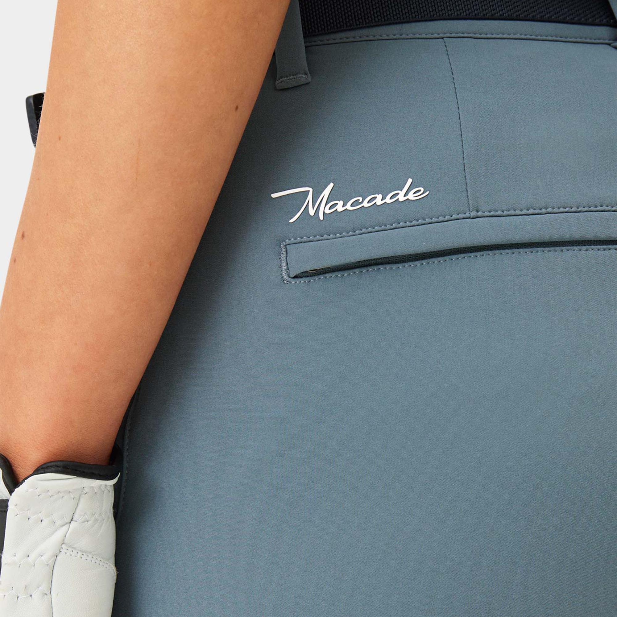 Macade Golf Four-Way Stretch Ladies Golf Jogger Stone Blue 29 Inch Leg
