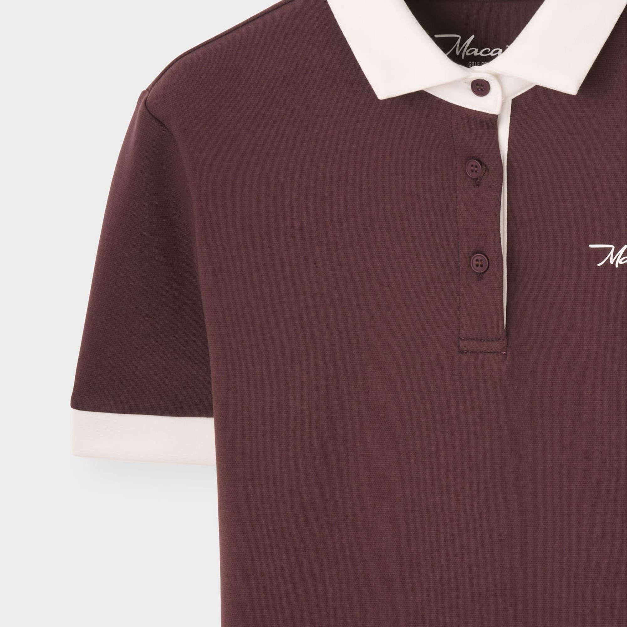 Macade Golf Aura TX Relaxed Ladies Golf Polo Shirt Mauve