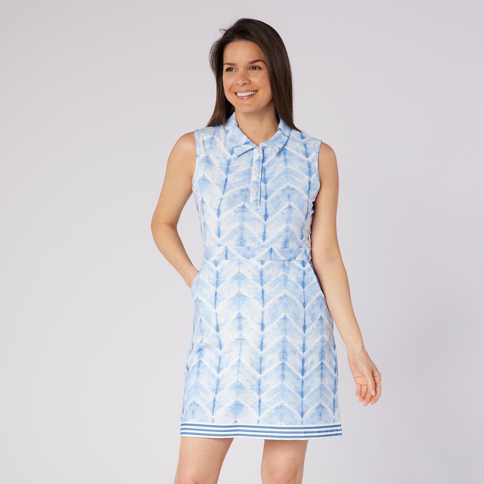 Swing Out Sister Azure Ladies Golf Dress Neptunes Breath Swing Out Sister Azure Ladies Golf Dress Neptunes Breath