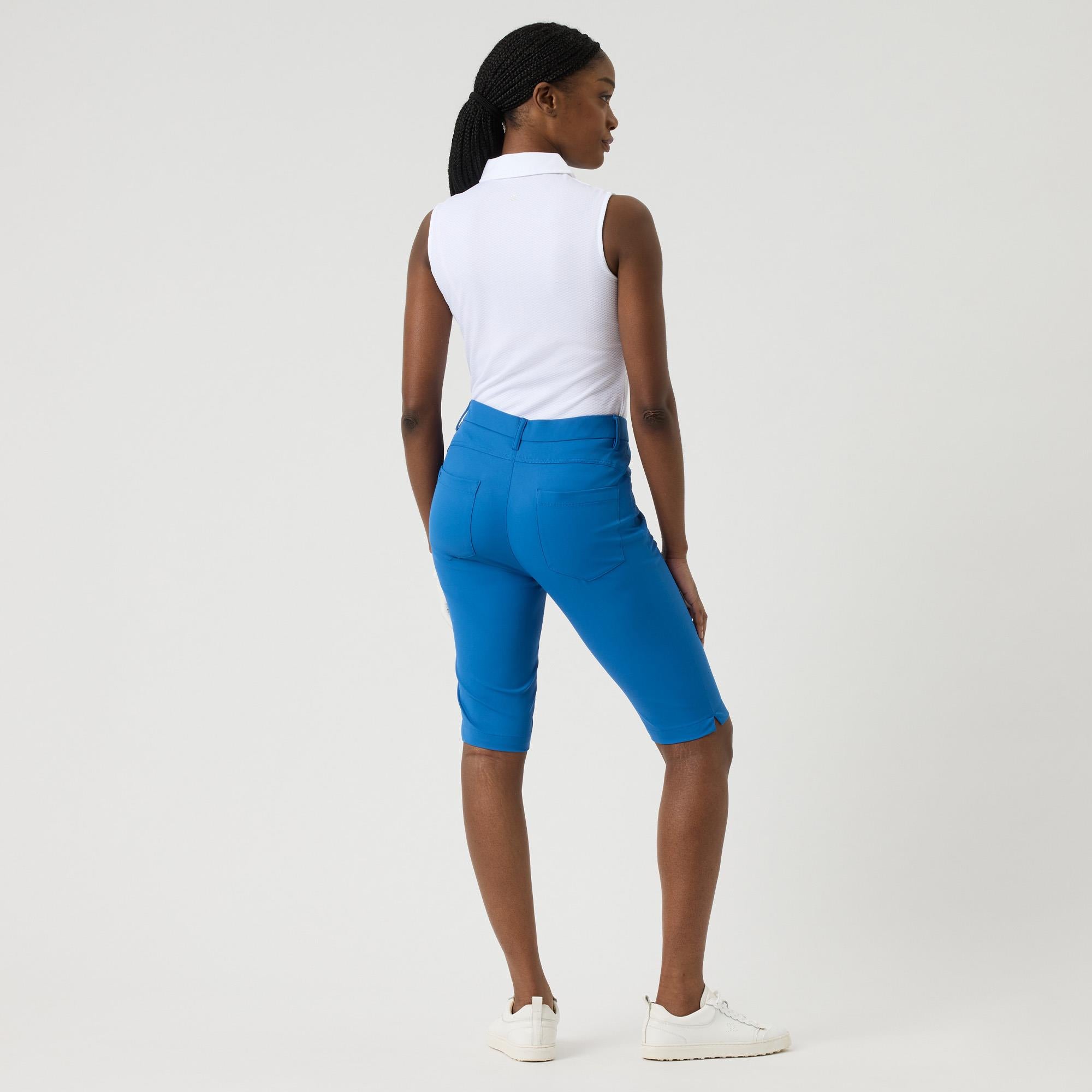 Daily Sports Lyric V2 Ladies Golf Bermuda Shorts Mid Blue 60CM