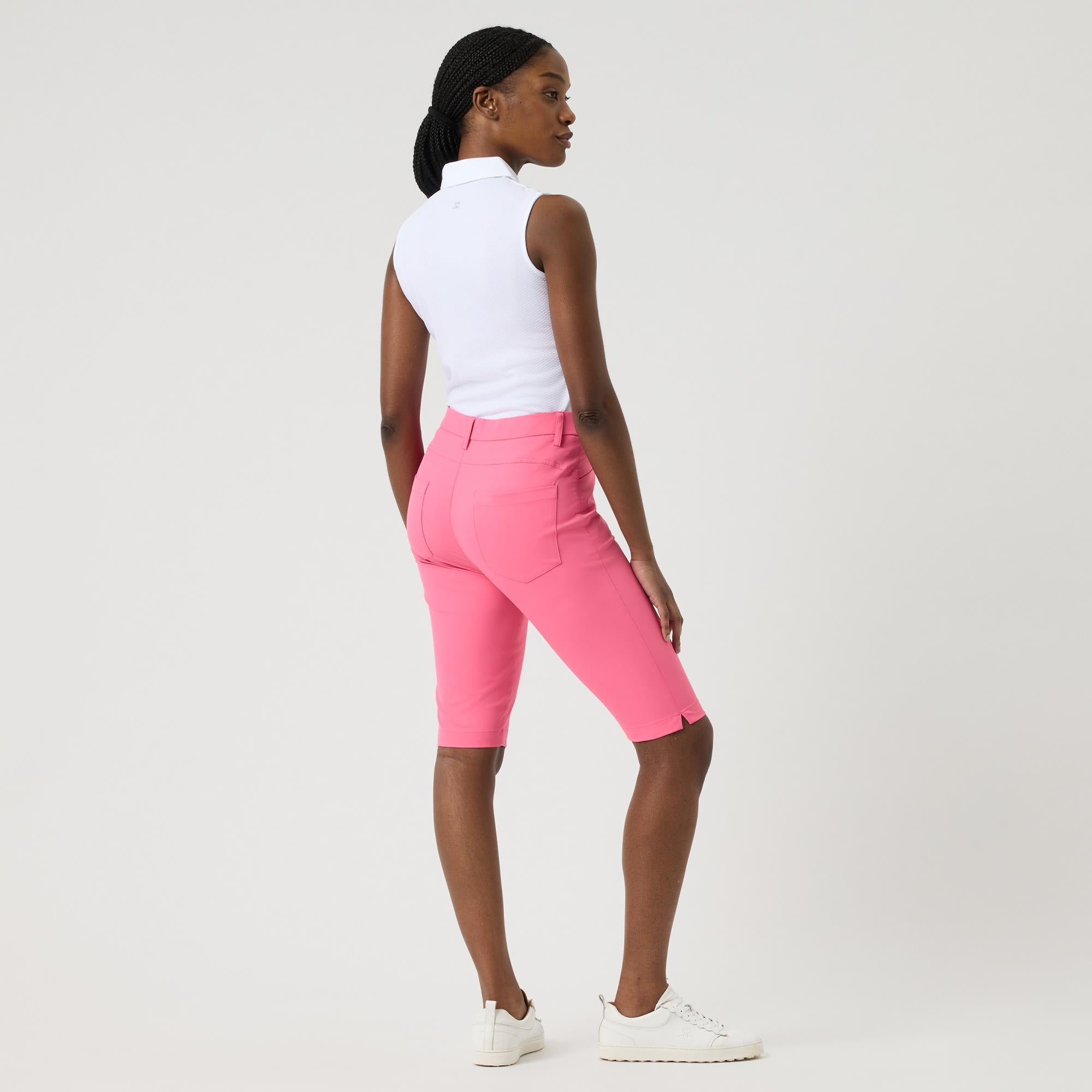 Daily Sports Lyric V2 Ladies Golf Bermuda Shorts Radiant Pink 60CM