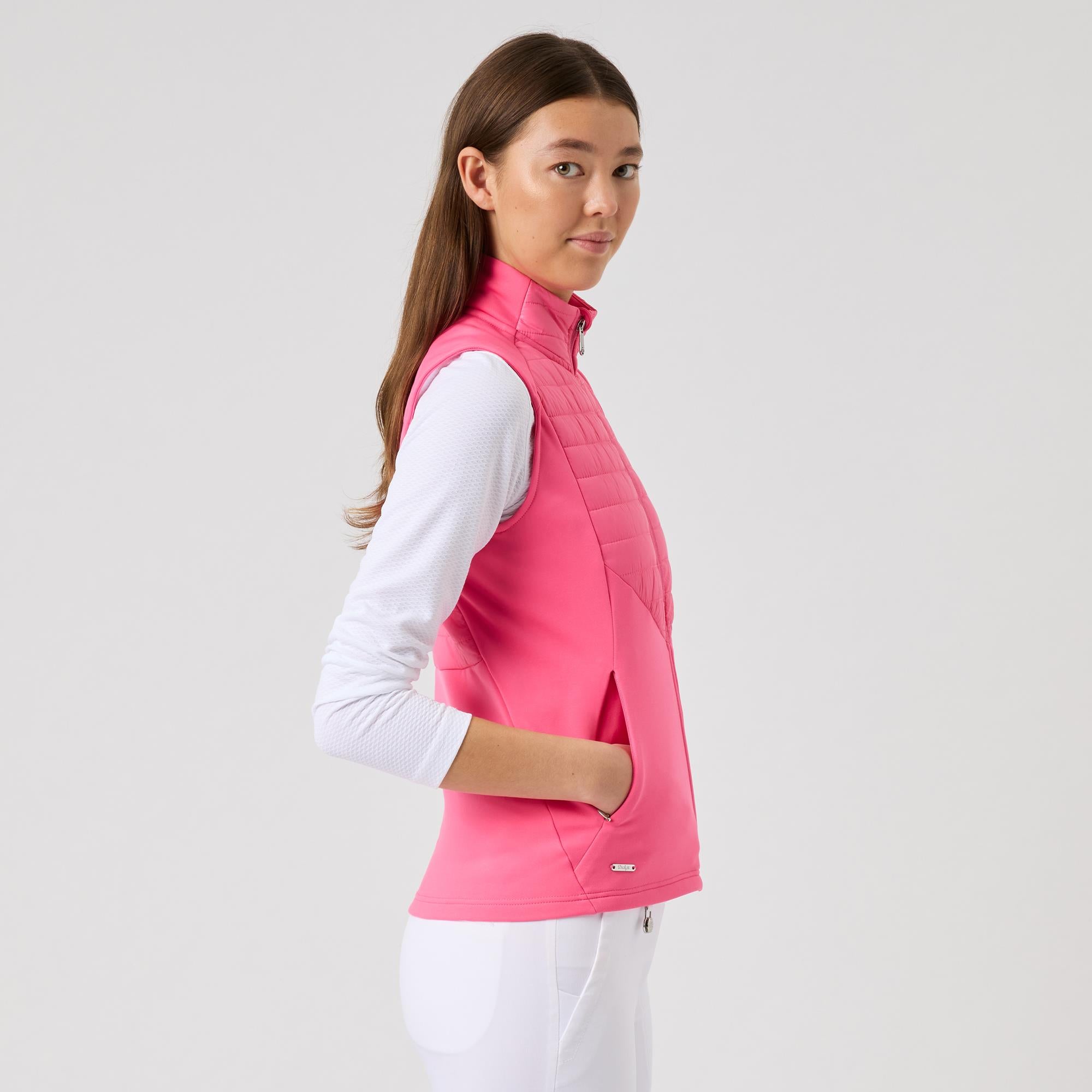 Daily Sports Allos Hybrid Ladies Golf Vest Radiant Pink