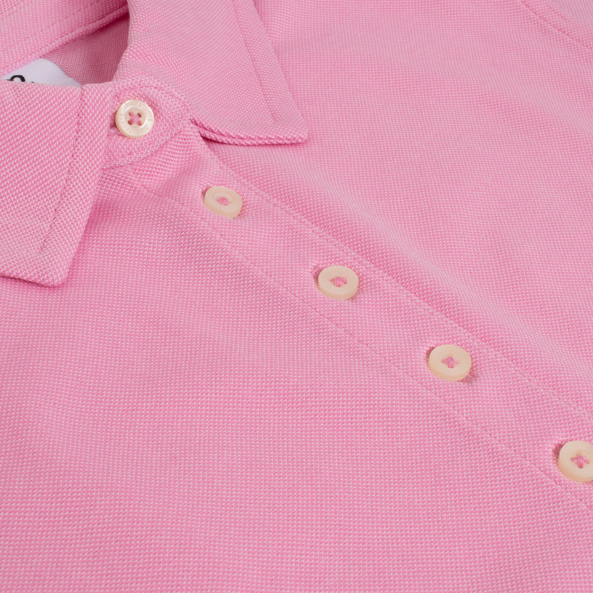 Daily Sports Fairway Ladies Sleeveless Golf Polo Shirt Prism Pink