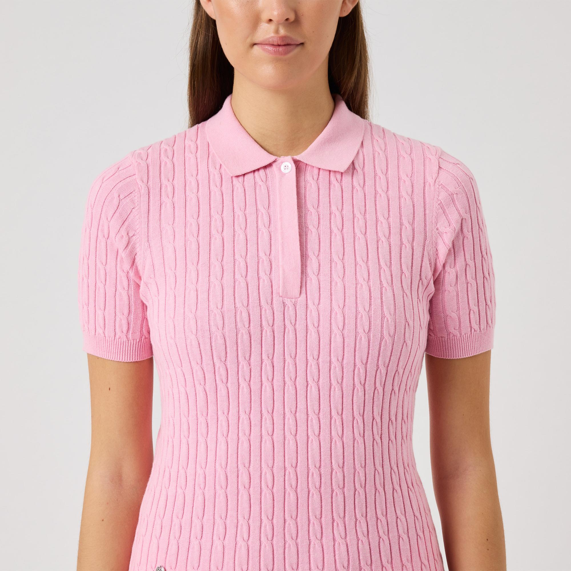 Daily Sports Madelene Knitted Ladies Golf Polo Shirt Prism Pink