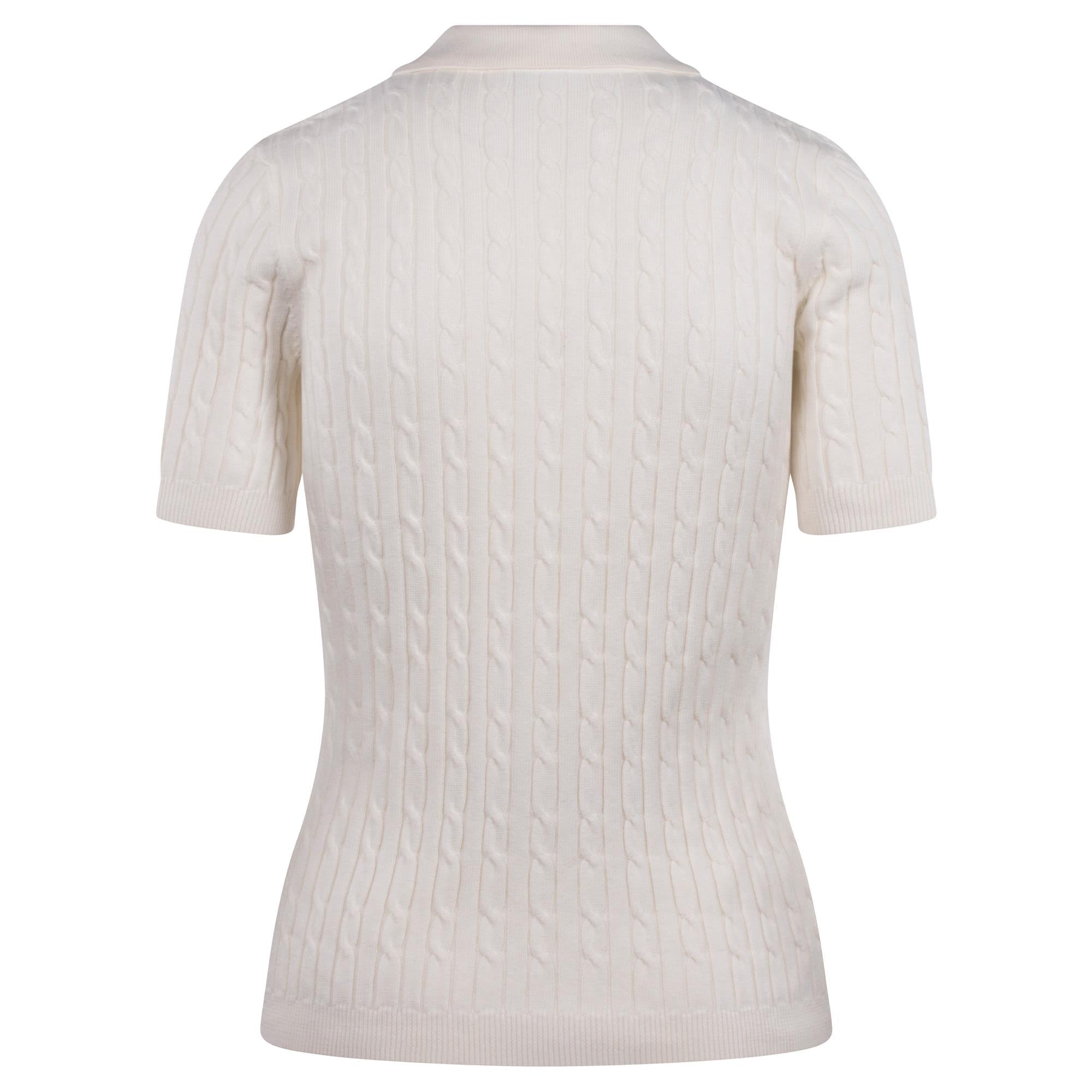 Daily Sports Madelene Knitted Ladies Golf Polo Shirt White