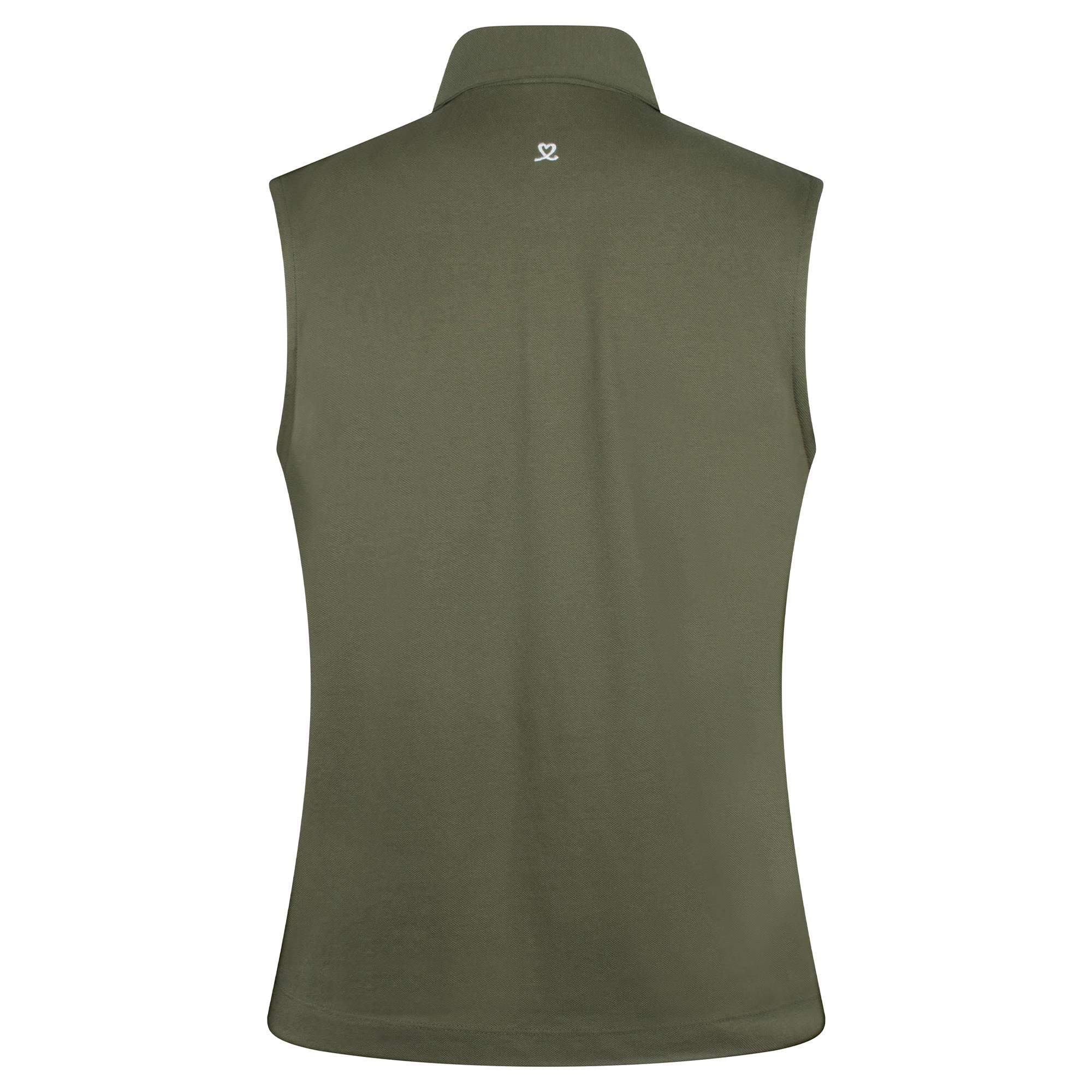 Daily Sports Fairway Ladies Sleeveless Golf Polo Shirt Sage