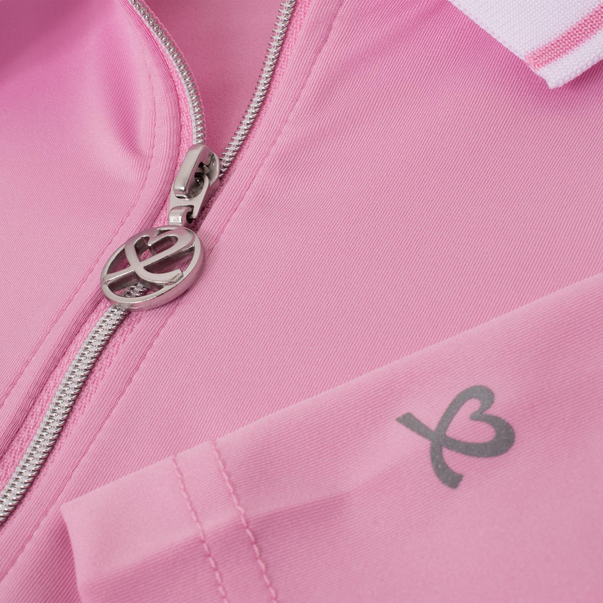 Daily Sports Cropped Ladies Golf Polo Shirt Prism Pink