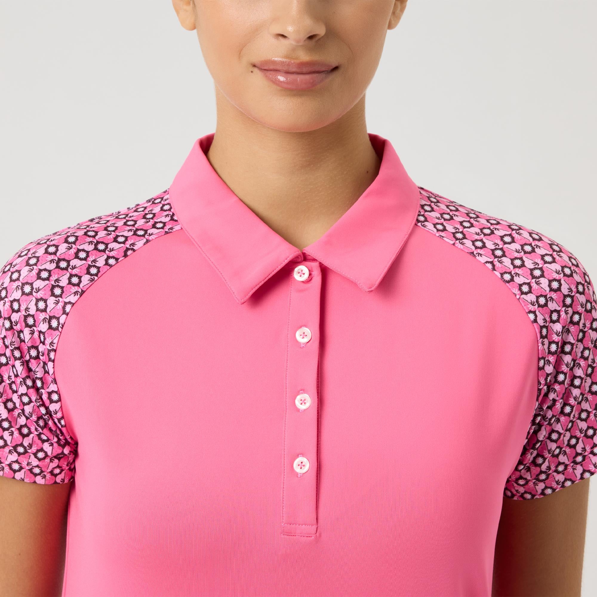 Daily Sports Edge Ladies Golf Polo Shirt Radiant Pink