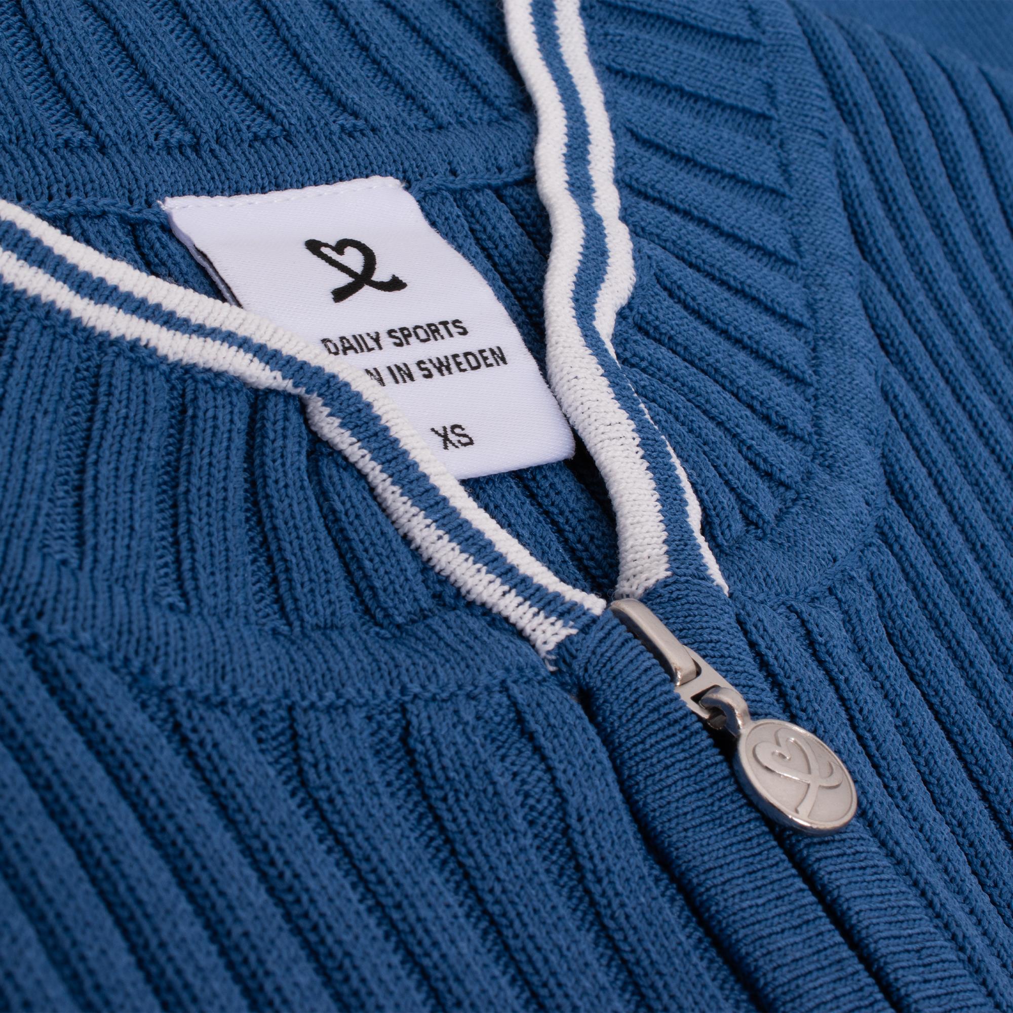 Daily Sports Awara Sleeveless Ladies Golf Dress Shirt Mid Blue