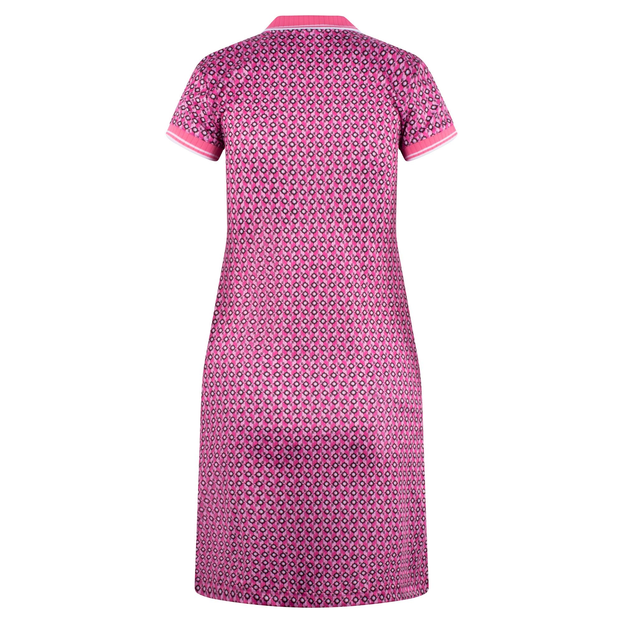 Daily Sports Sheermotion Ladies Golf Dress Geometric Palm Tree