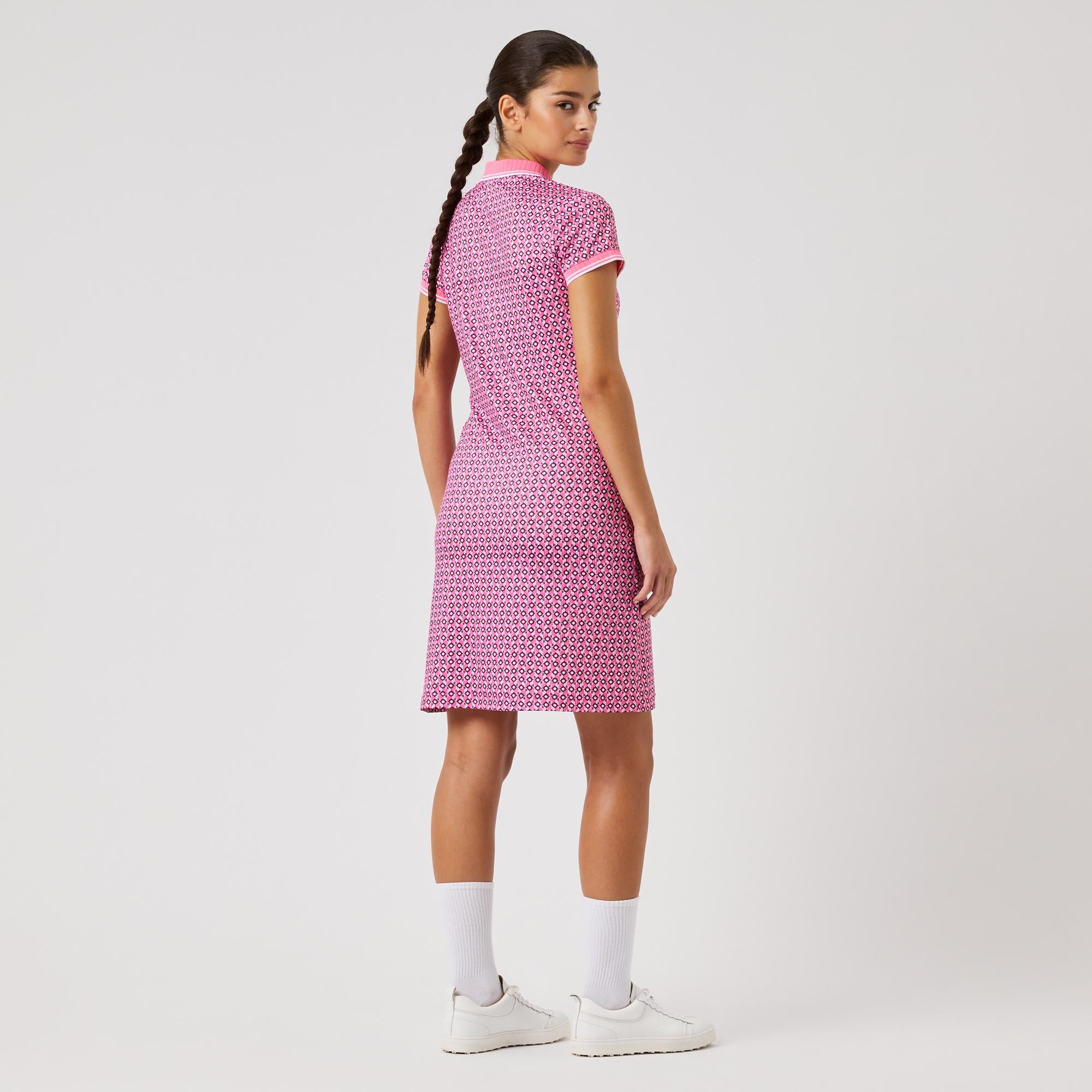 Daily Sports Sheermotion Ladies Golf Dress Geometric Palm Tree