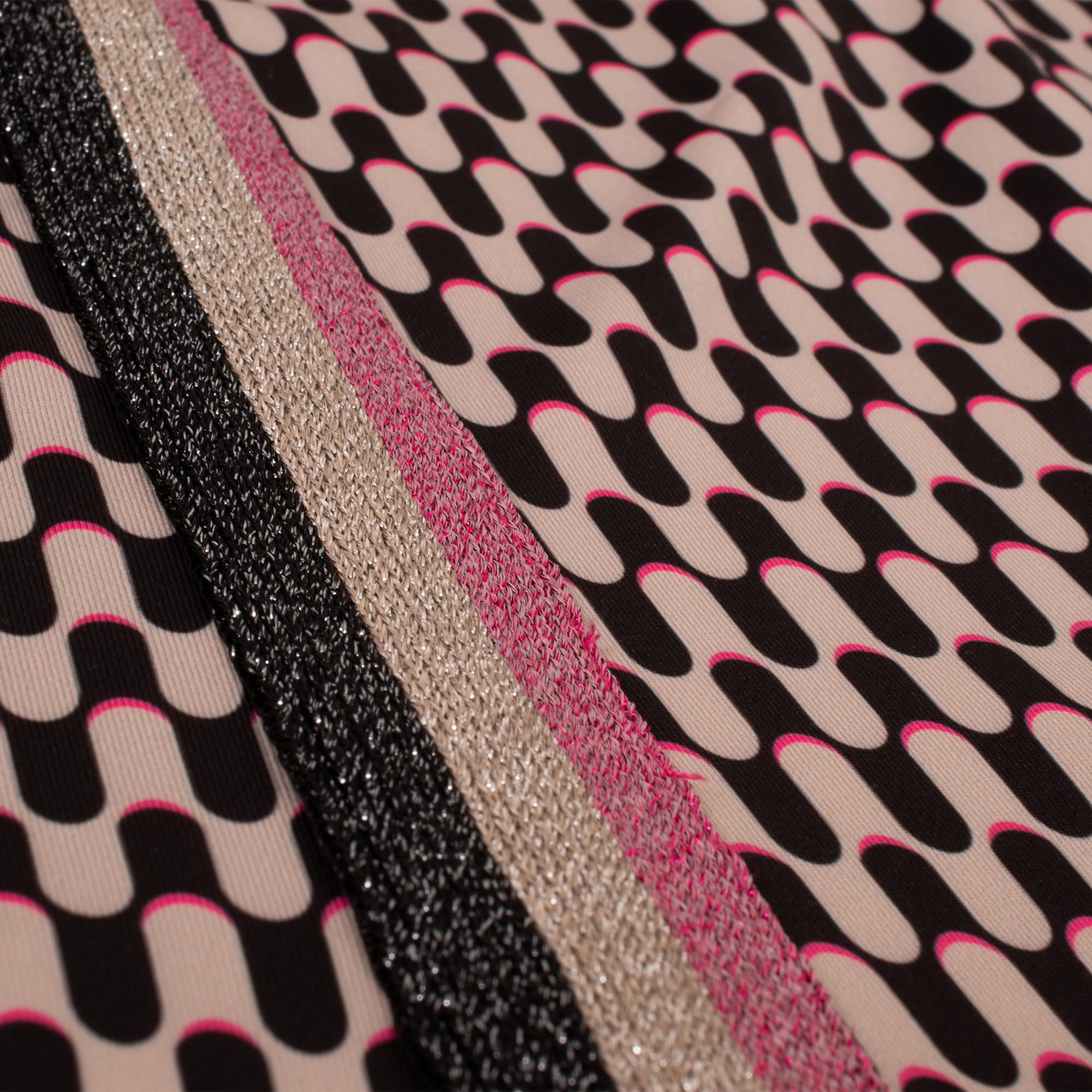 Daily Sports Geometric Sleeveless Ladies Golf Polo Shirt Wave