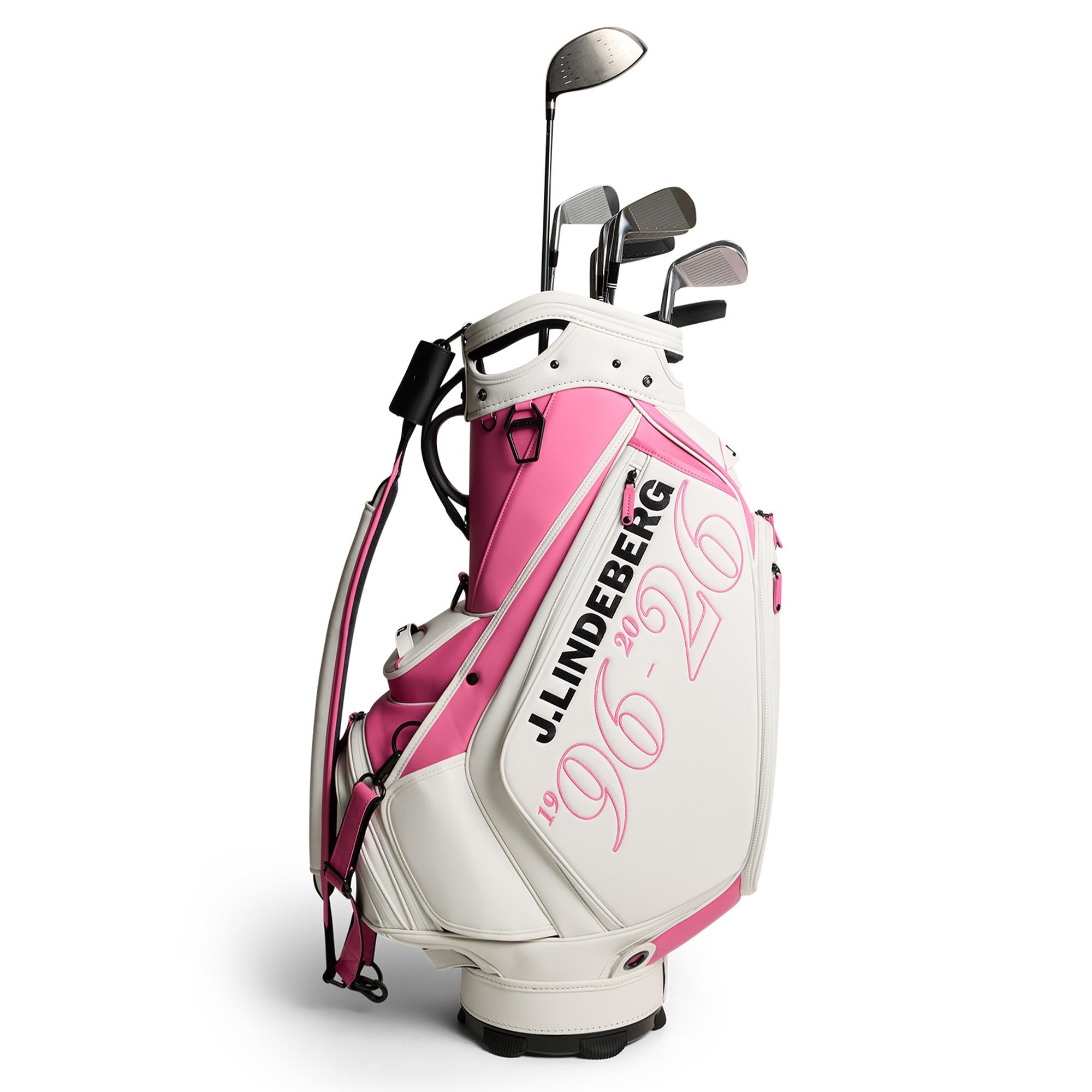 J Lindeberg 30Y Staff Bag White