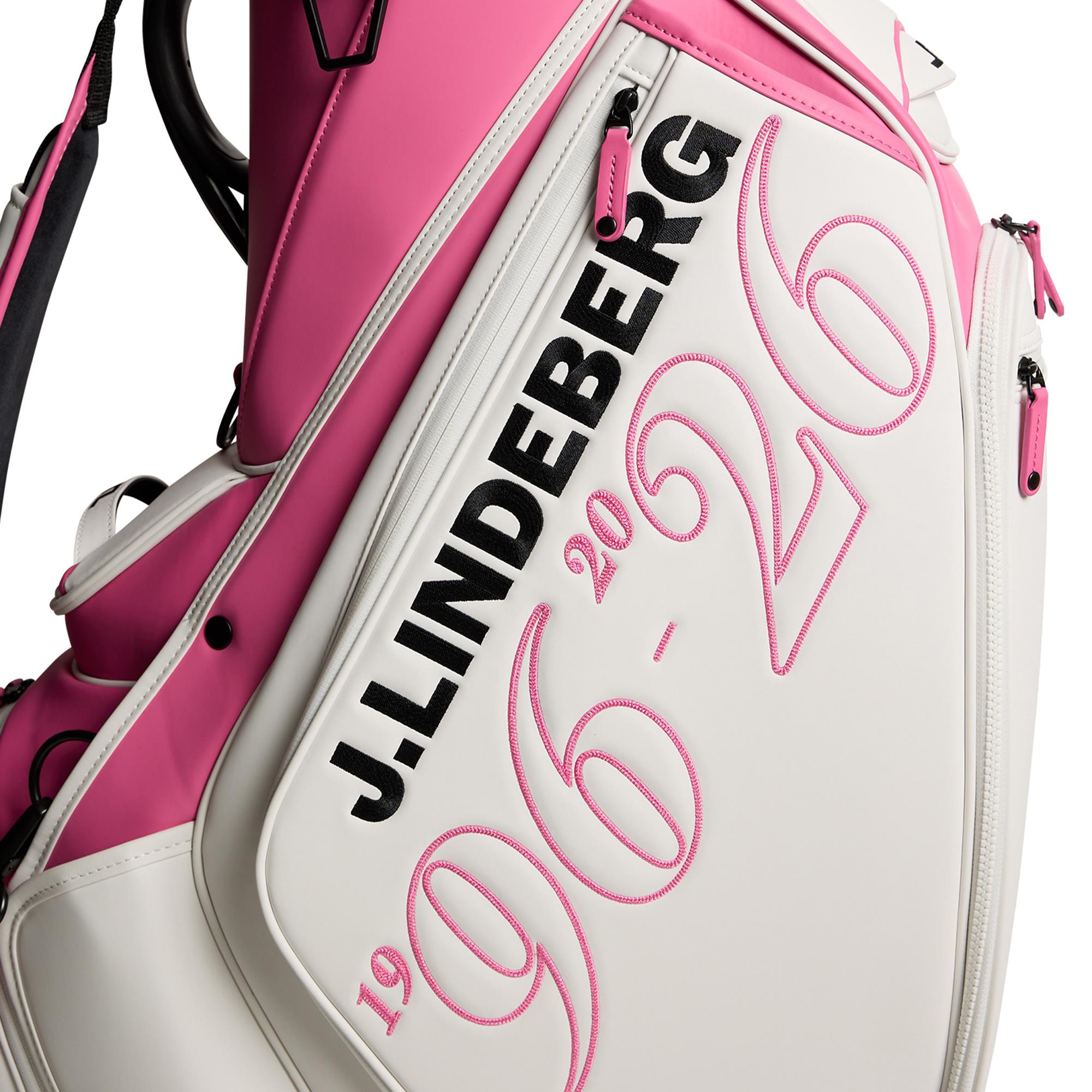 J Lindeberg 30Y Staff Bag White
