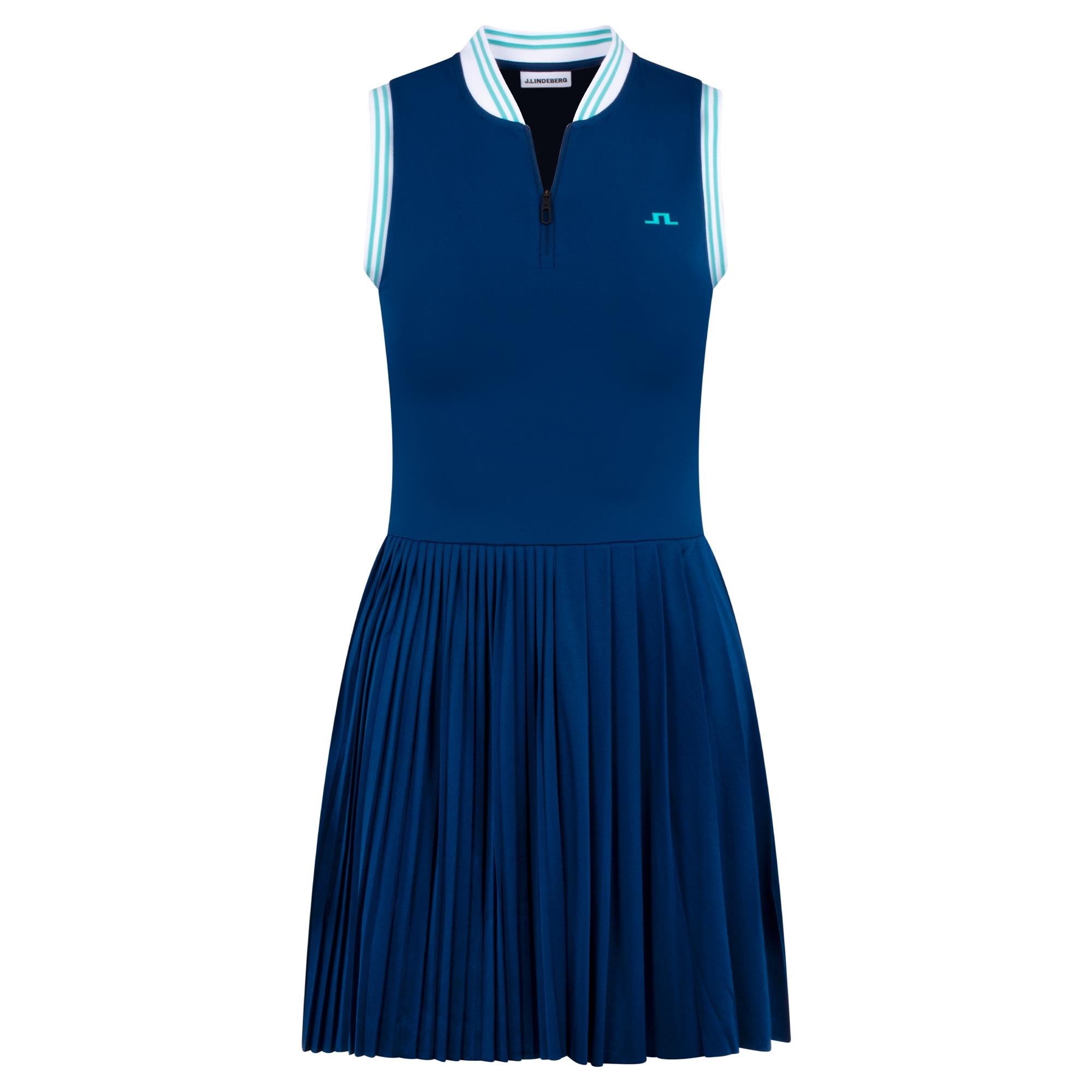 J Lindeberg Hilla Ladies Golf Dress Estate Blue