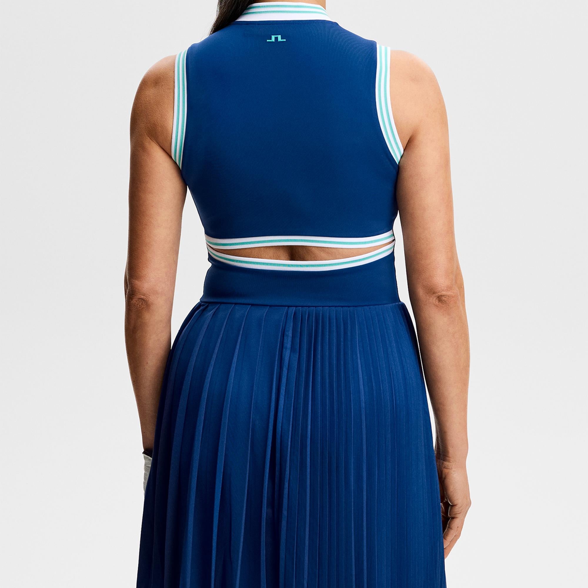 J Lindeberg Hilla Ladies Golf Dress Estate Blue