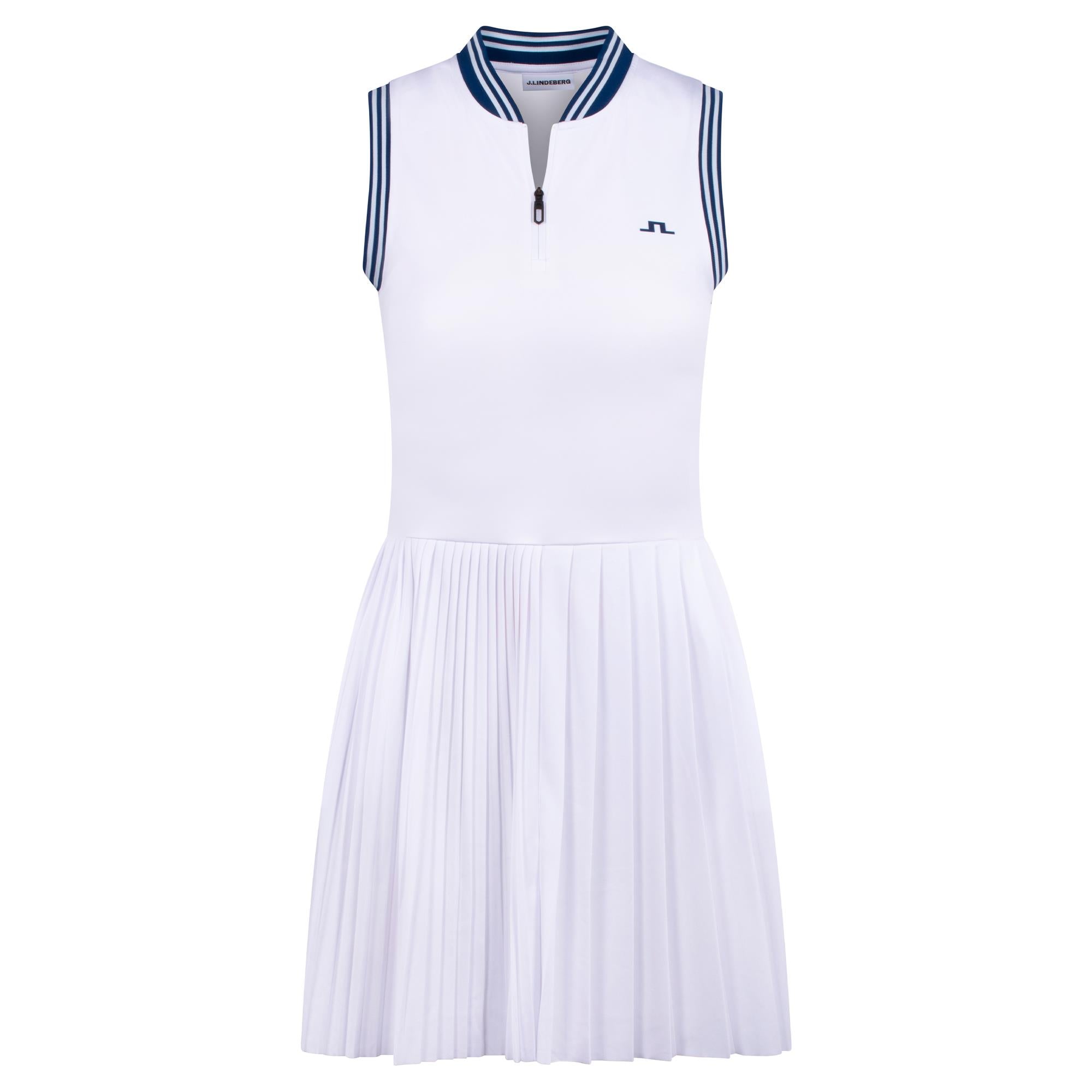 J Lindeberg Hilla Ladies Golf Dress White