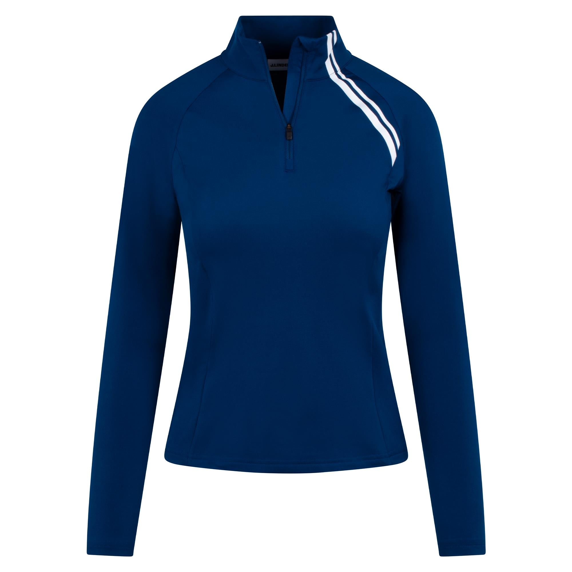 J Lindeberg Nadu Quarter Zip Ladies Golf Mid Layer Estate Blue